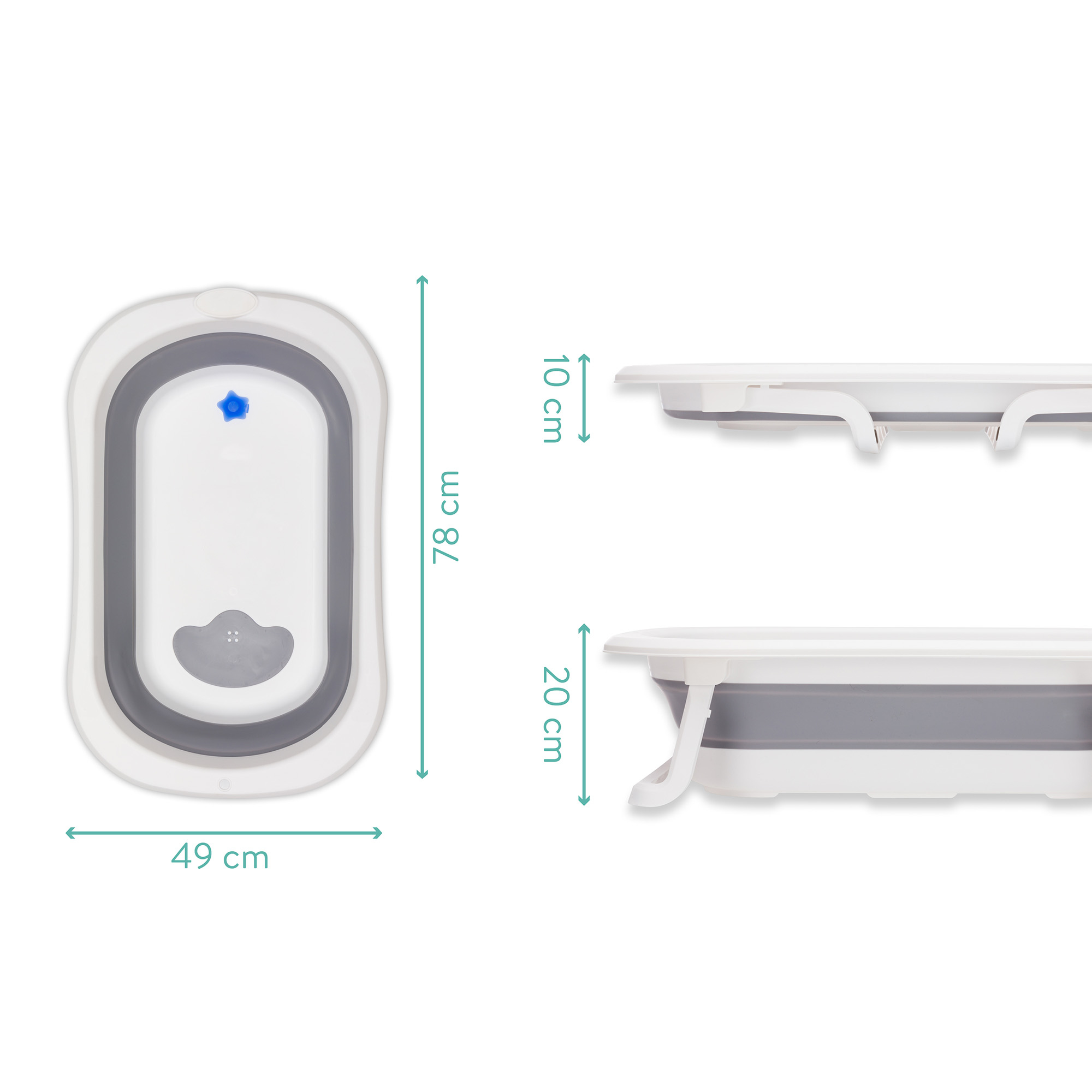 Badewannen, fillikid, Mehrfarbig – Produktansicht