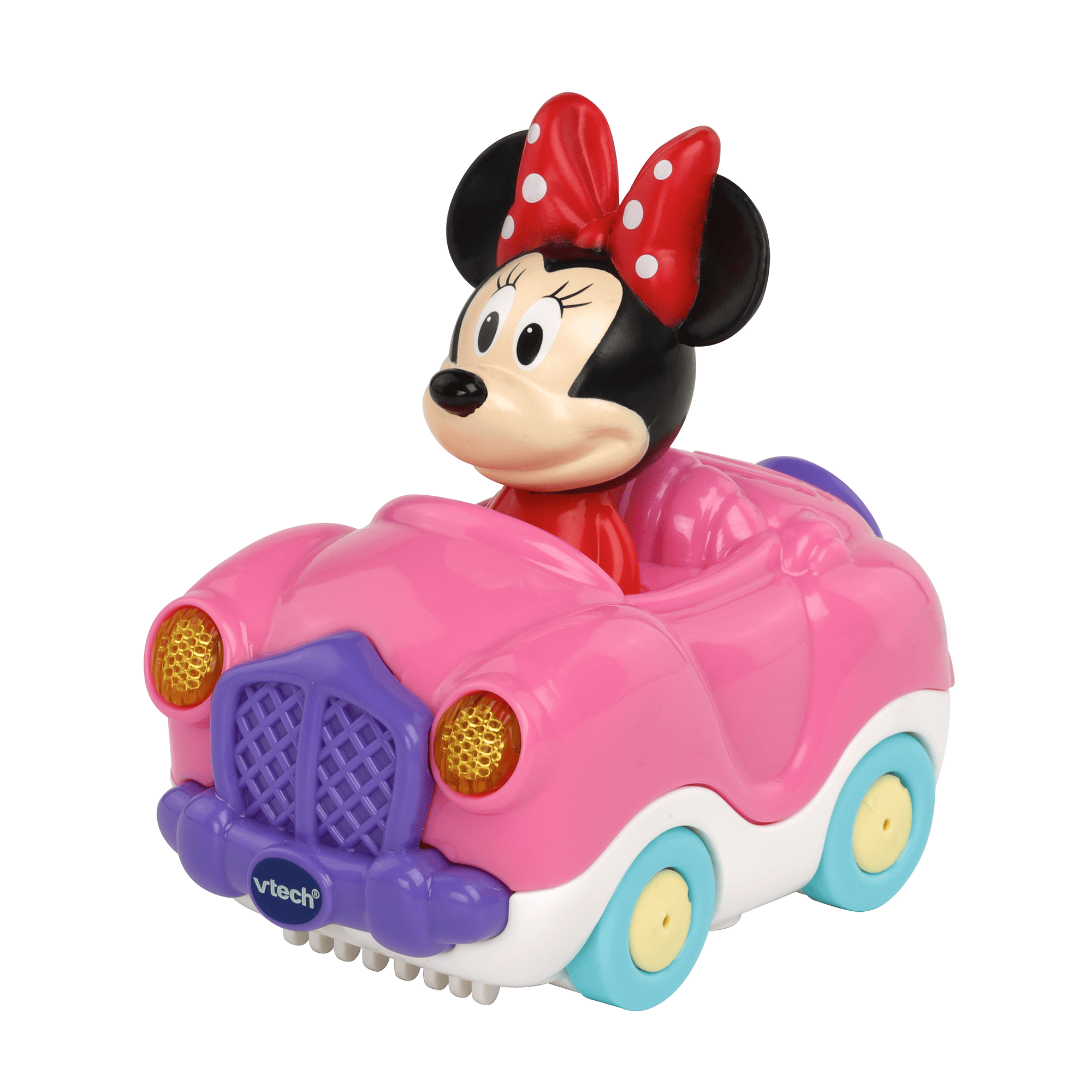 Spielzeugautos, vtech, Mehrfarbig – Besonderheit: Flitzerspaß mit bekannter Disney Figur für Kinder ab 1 Jahr