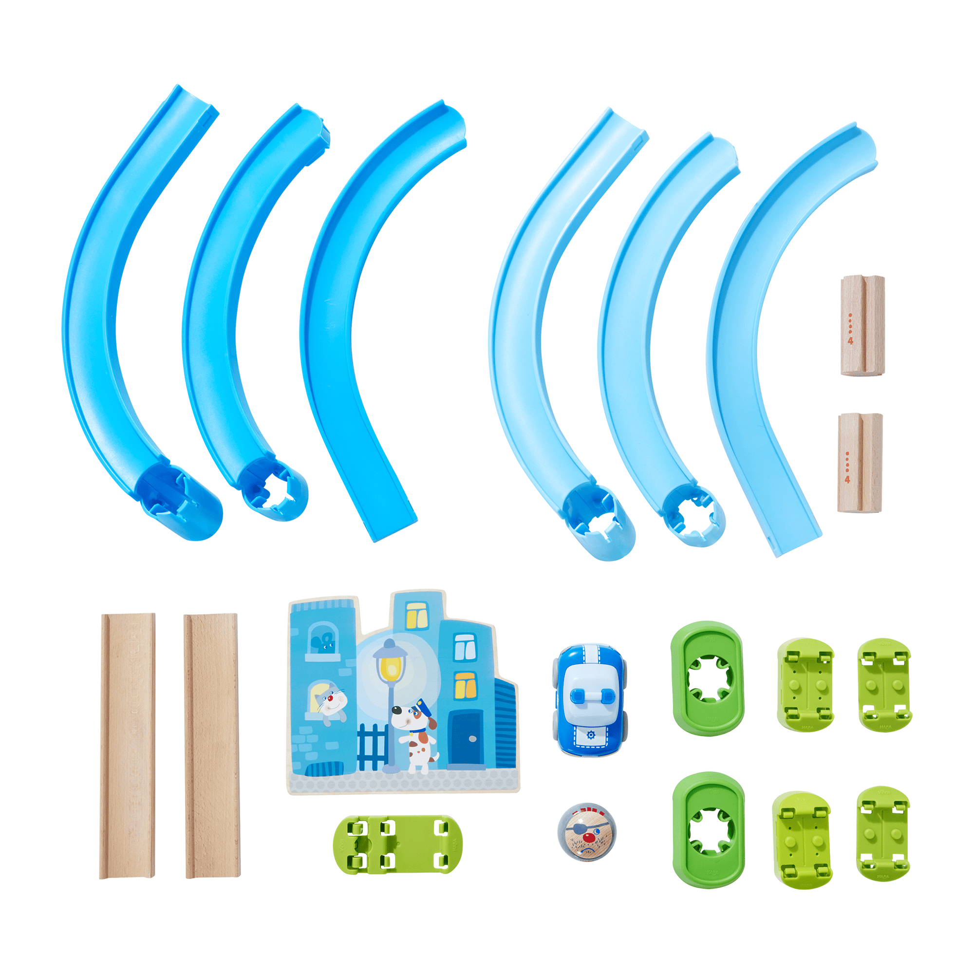 Holzspielzeug, HABA, Blau – Produktansicht
