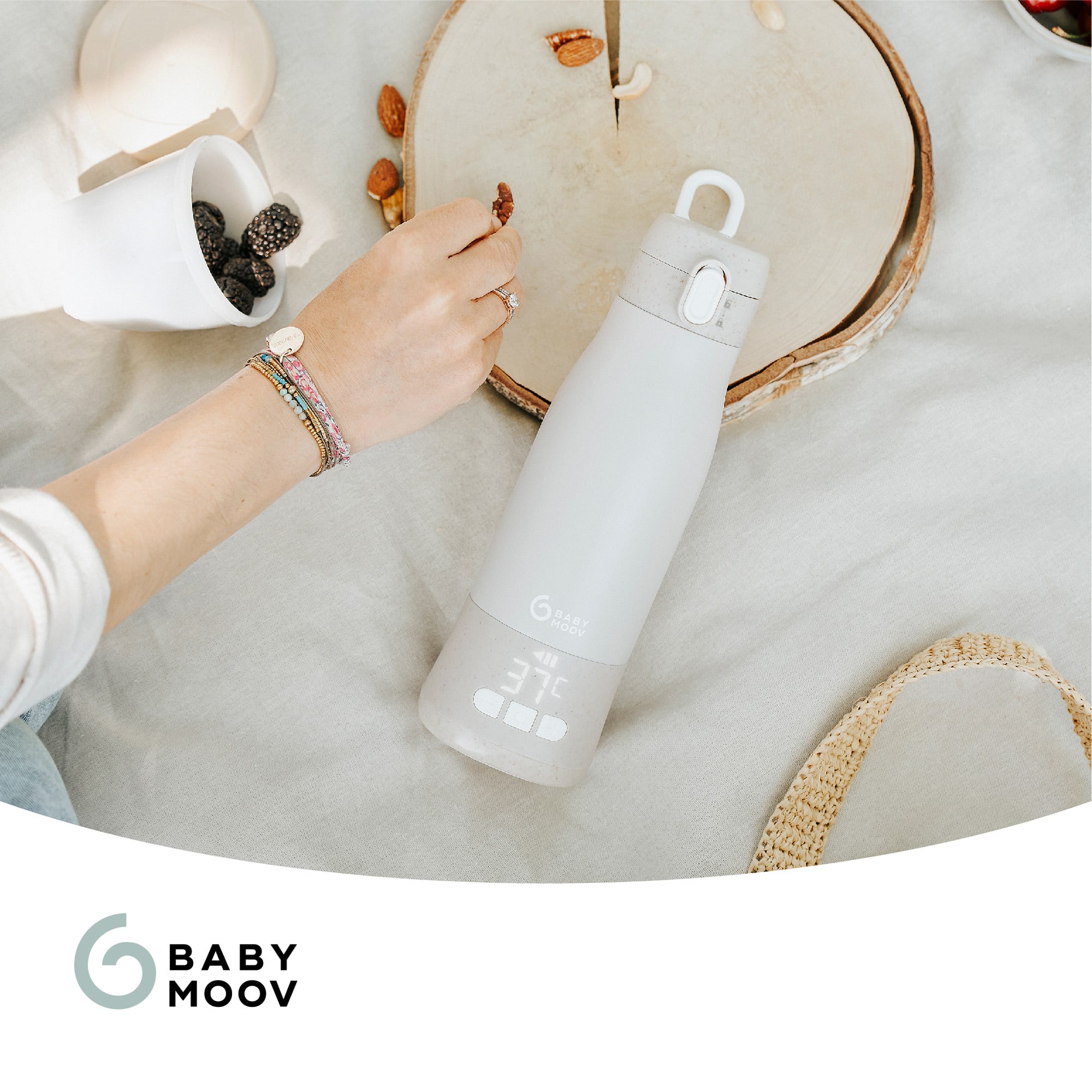 Babykostwärmer, babymoov, Beige – Produktansicht