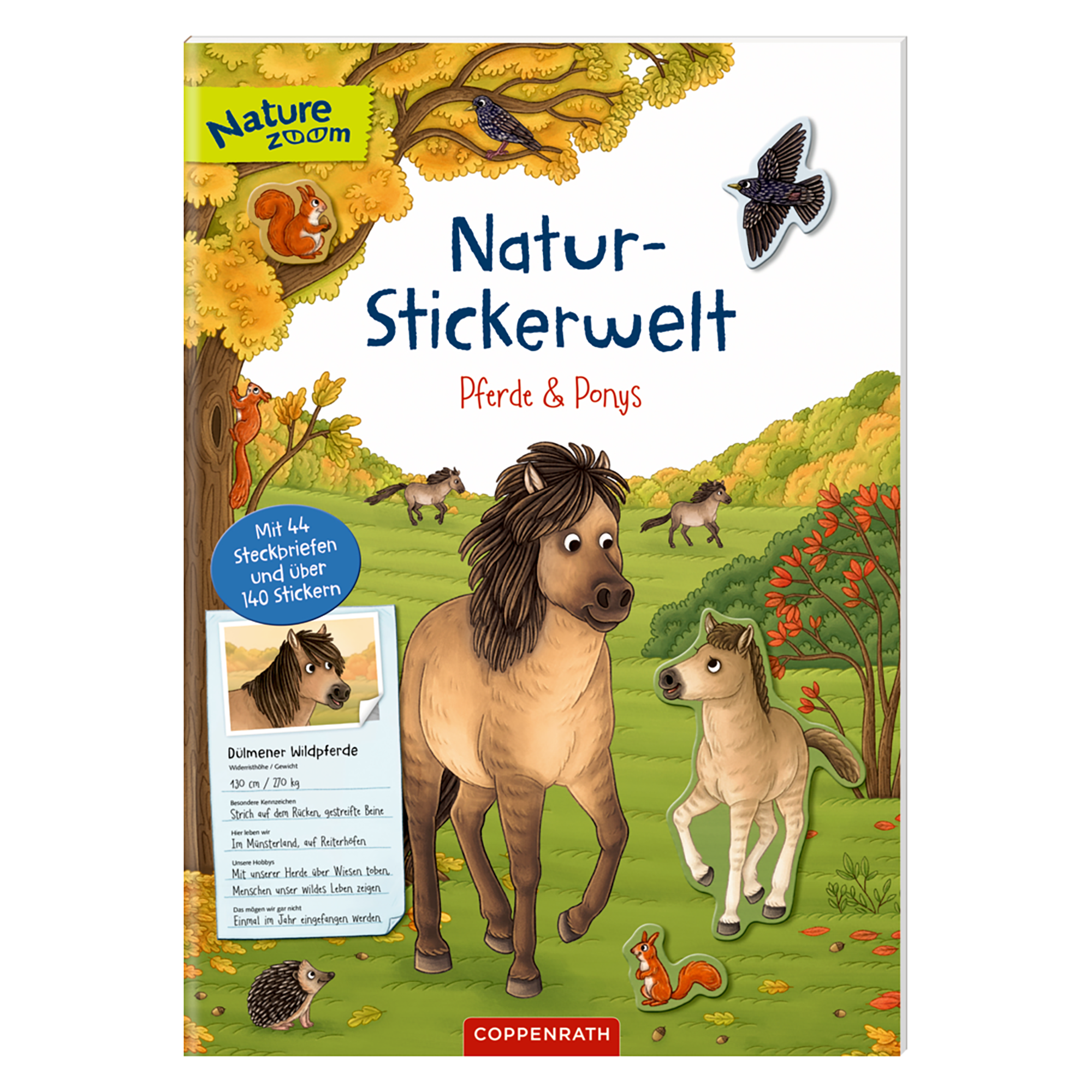 Natur-Stickerwelt Pferde und Ponys COPPENRATH 2000584614301 1