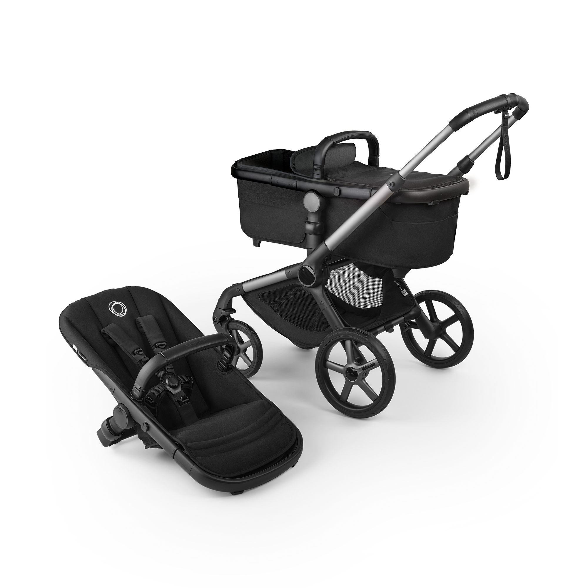 Kombi-Kinderwagen, bugaboo, Grau – Produktansicht