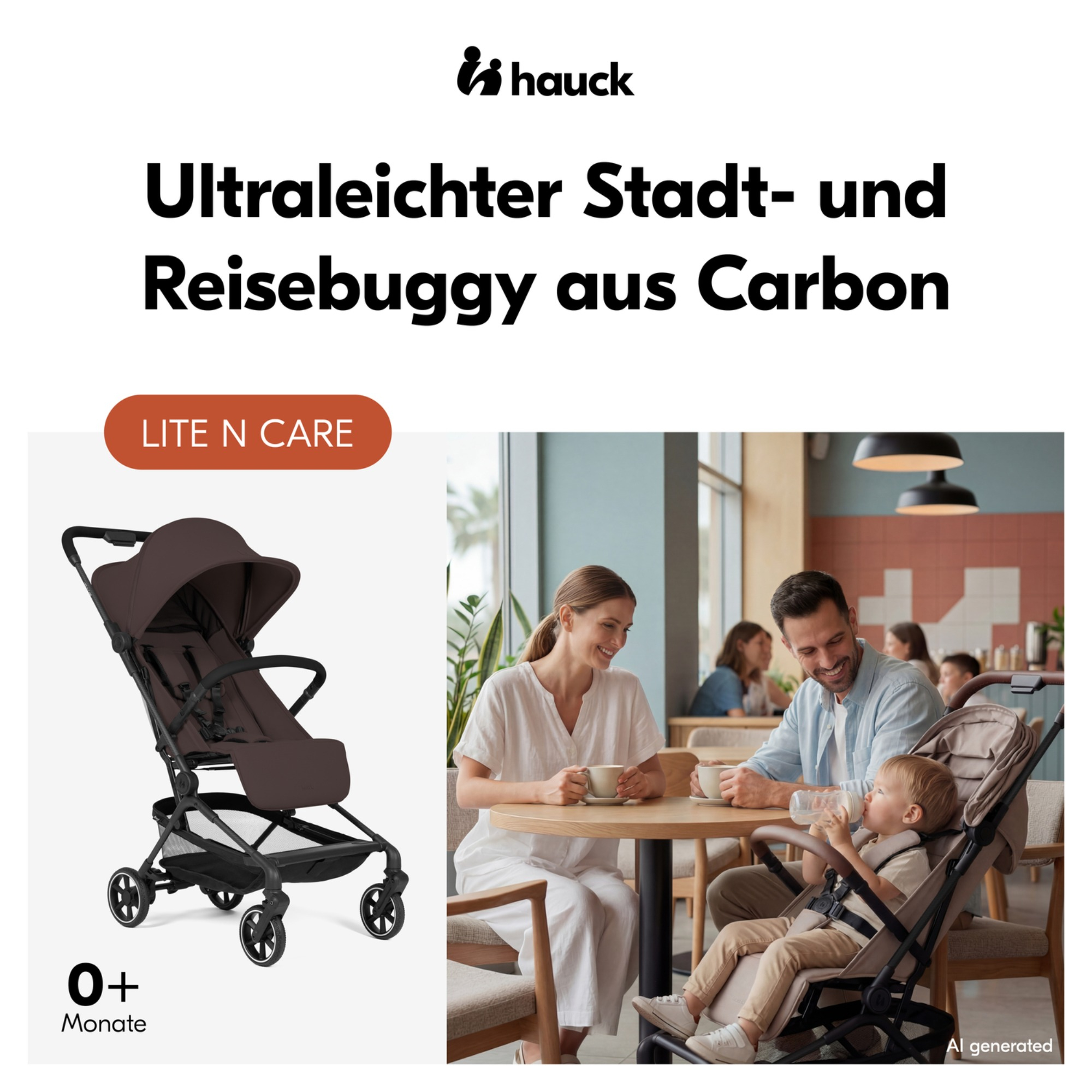 Reisebuggys, hauck, Braun – Produktansicht