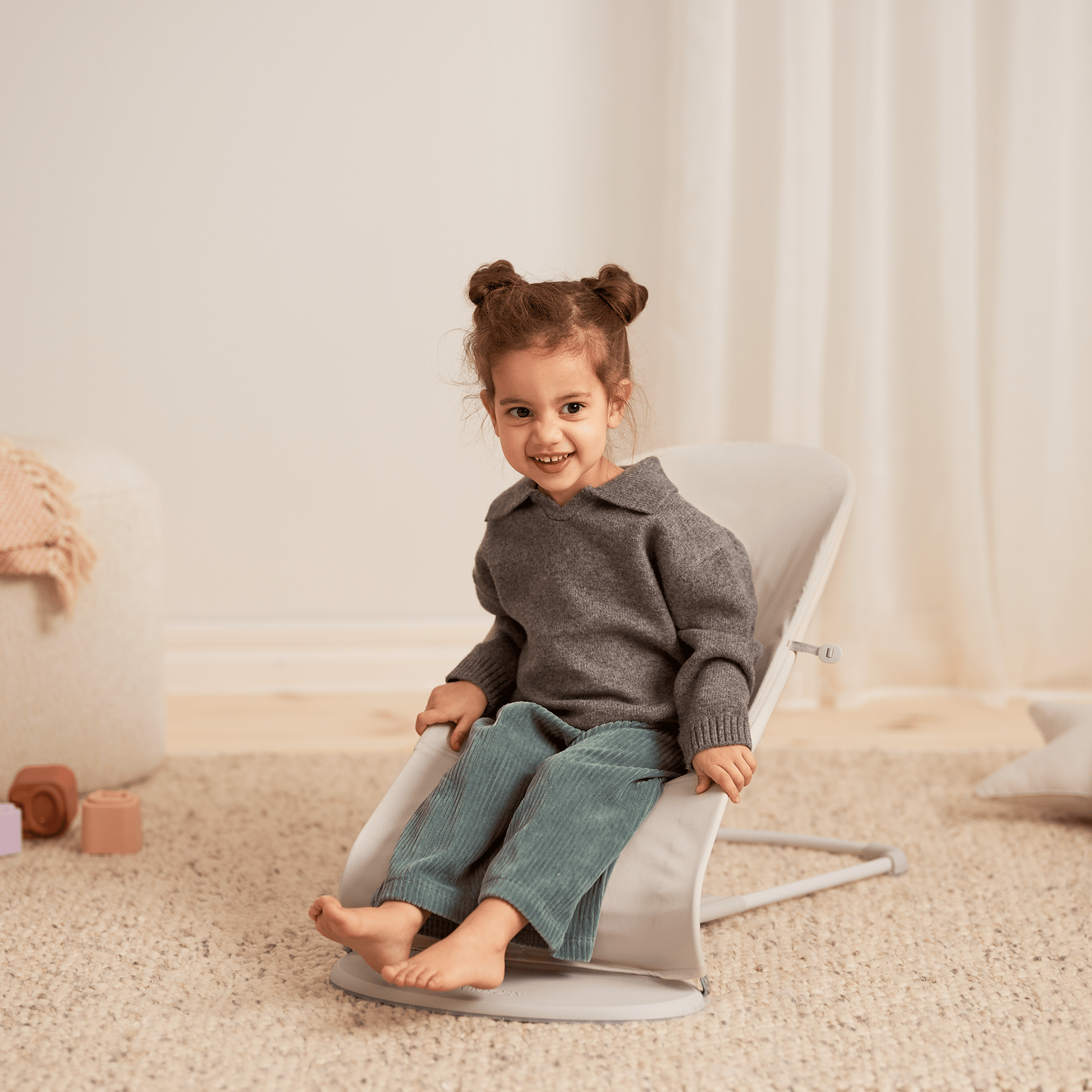 Wippen, BABYBJÖRN, Beige – Produktansicht