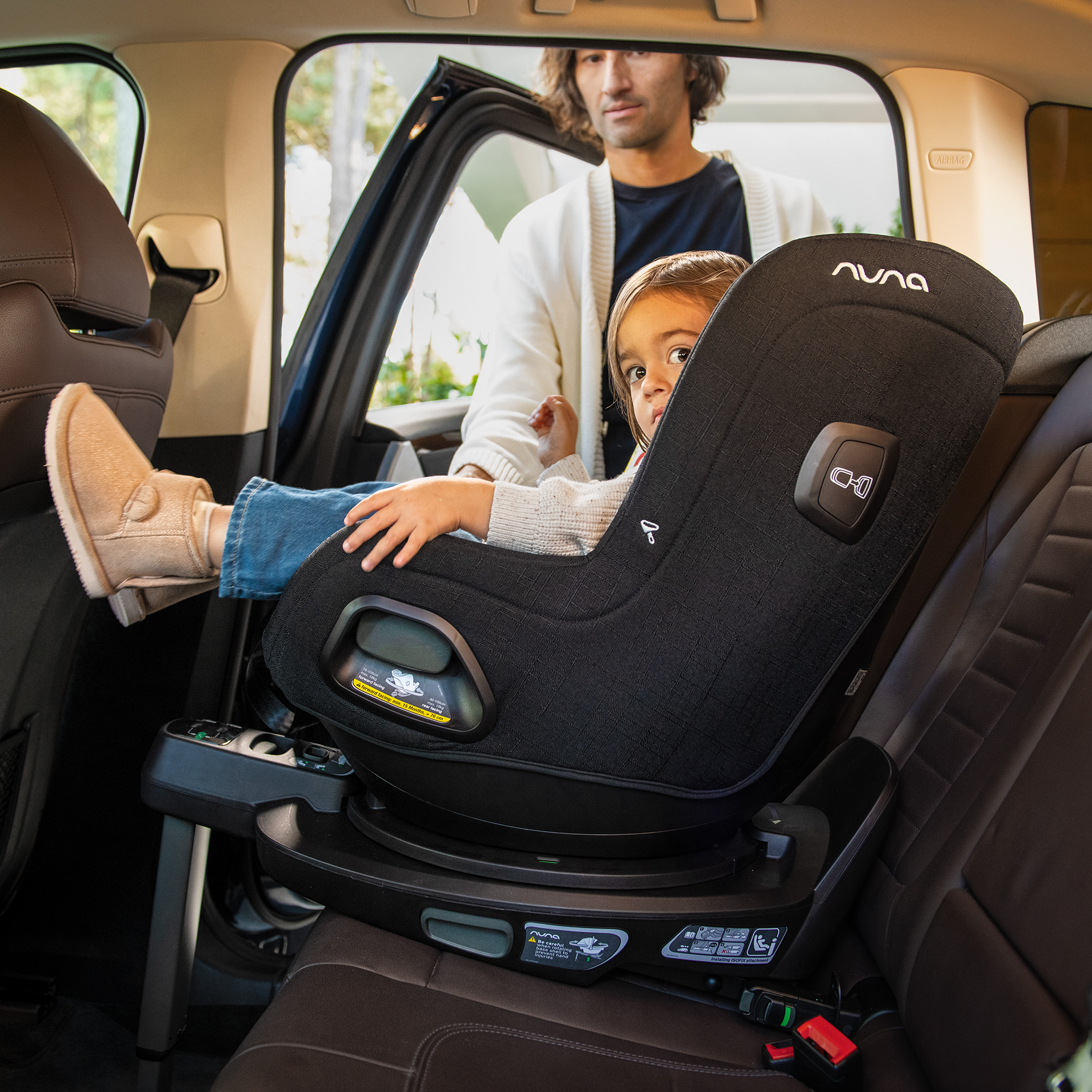 Isofix Stationen, nuna, Schwarz – Produktansicht