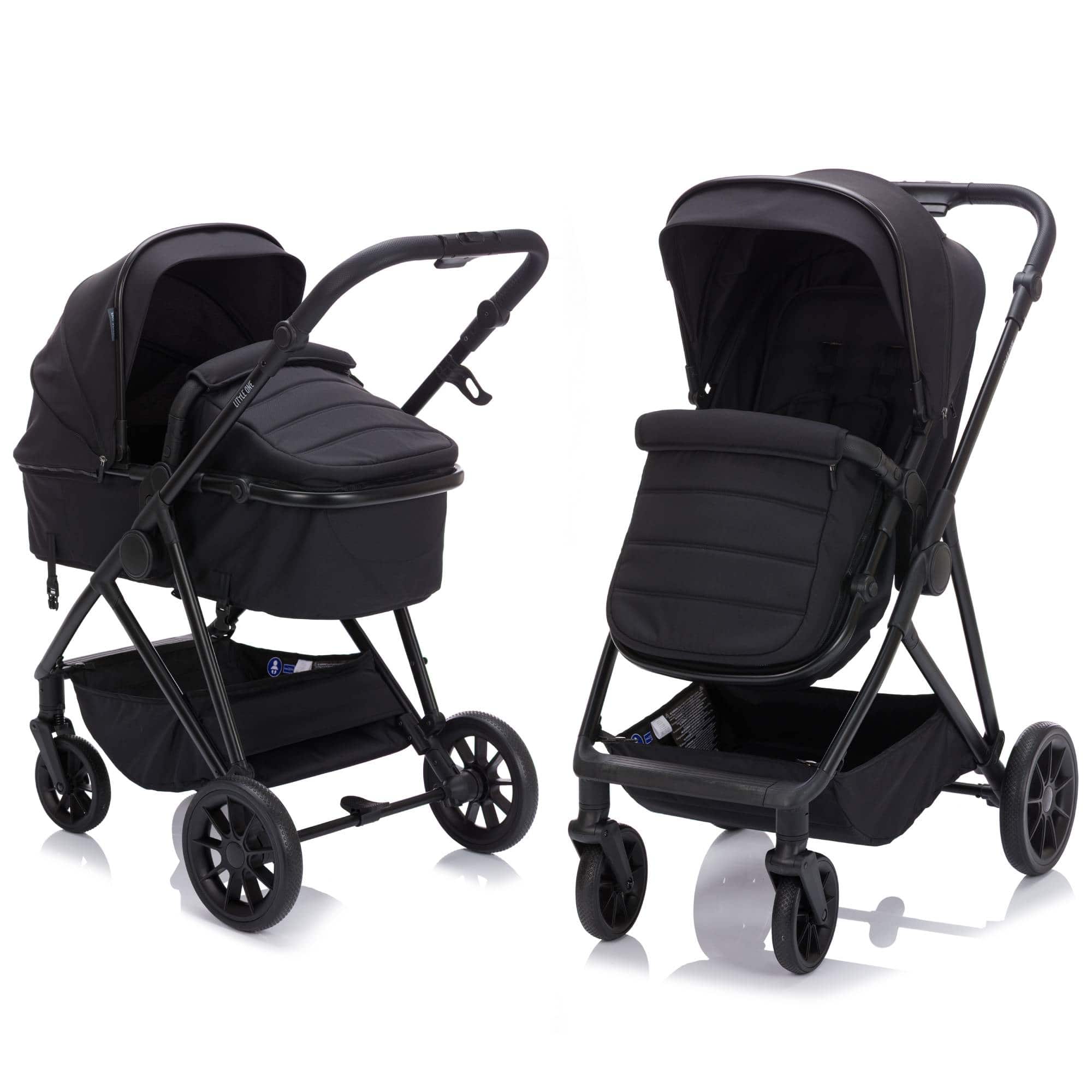 LITTLE ONE, Schwarz – Besonderheit: 3-fach verstellbare Sitzpositionen