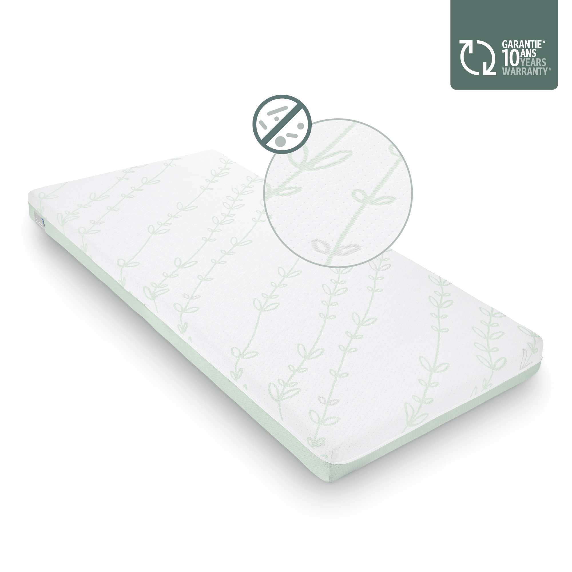 Matratzen 60 x 120 cm, babymoov, Weiß – Produktansicht