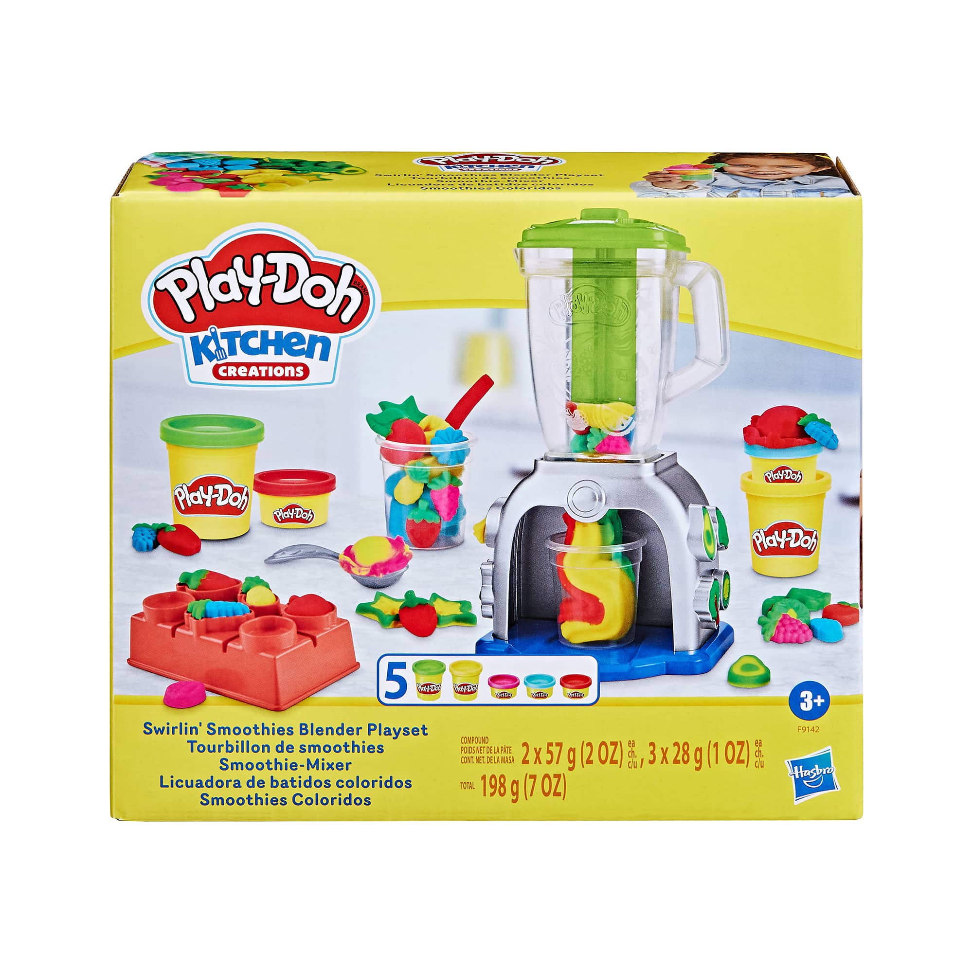 Malen & Kneten, Play-Doh, Mehrfarbig – Besonderheit: mit 5 verschiedenen Knetfarben