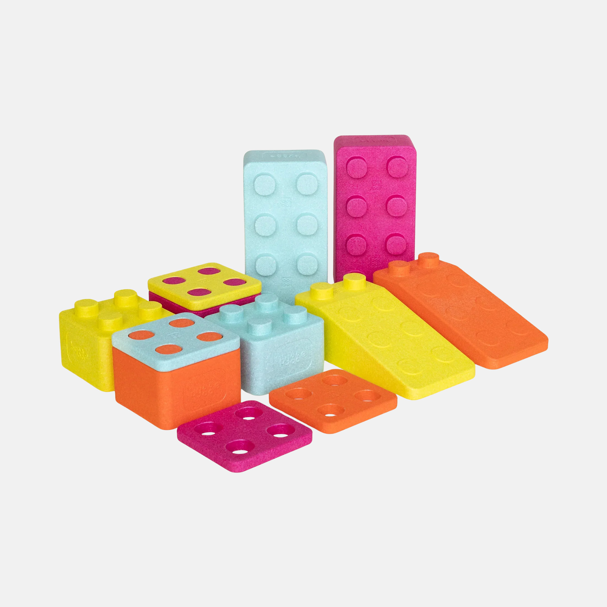Bygge, Mehrfarbig – Besonderheit: für unendliche Spiele, Konstruktionen und Parcours 
