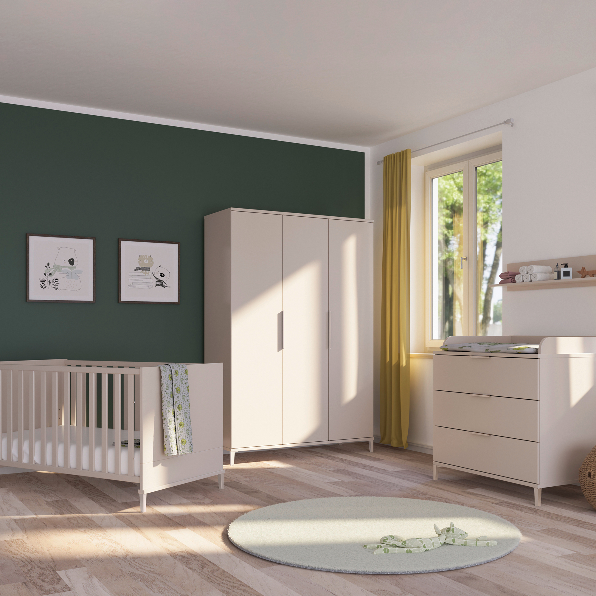 Gitterbetten, Yuny by PAIDI, Beige – Produktansicht