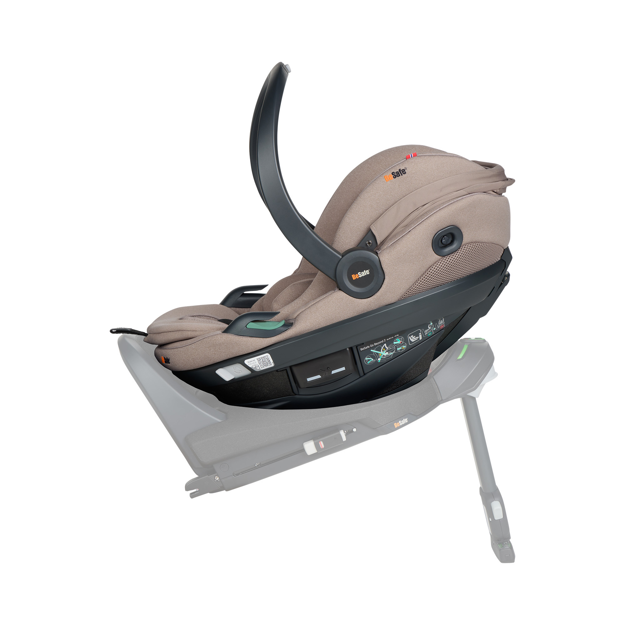 Babyschalen 0-13 kg, Gruppe 0+, BeSafe, Beige – Produktansicht