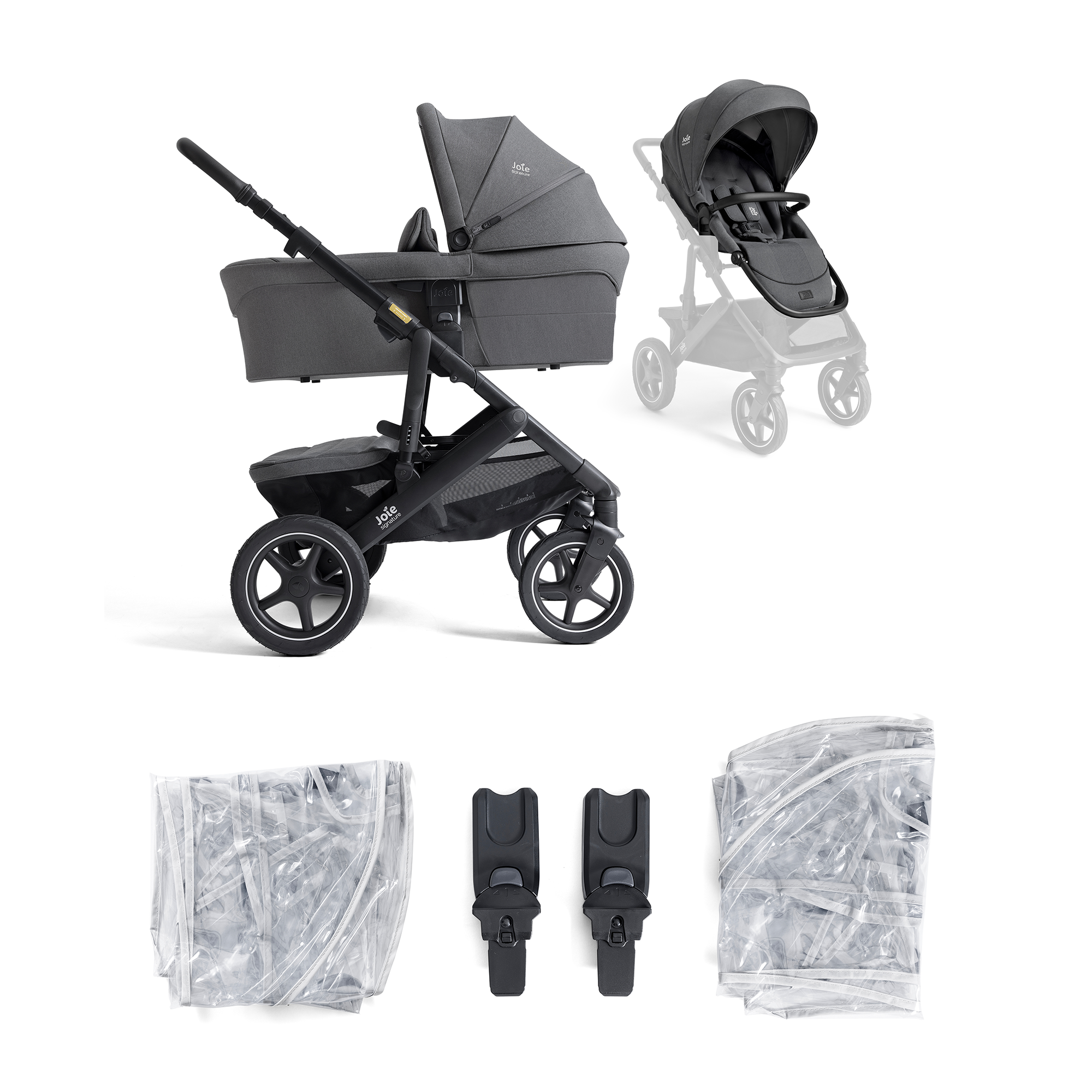 Kombi-Kinderwagen, Joie signature, Braun – Produktansicht