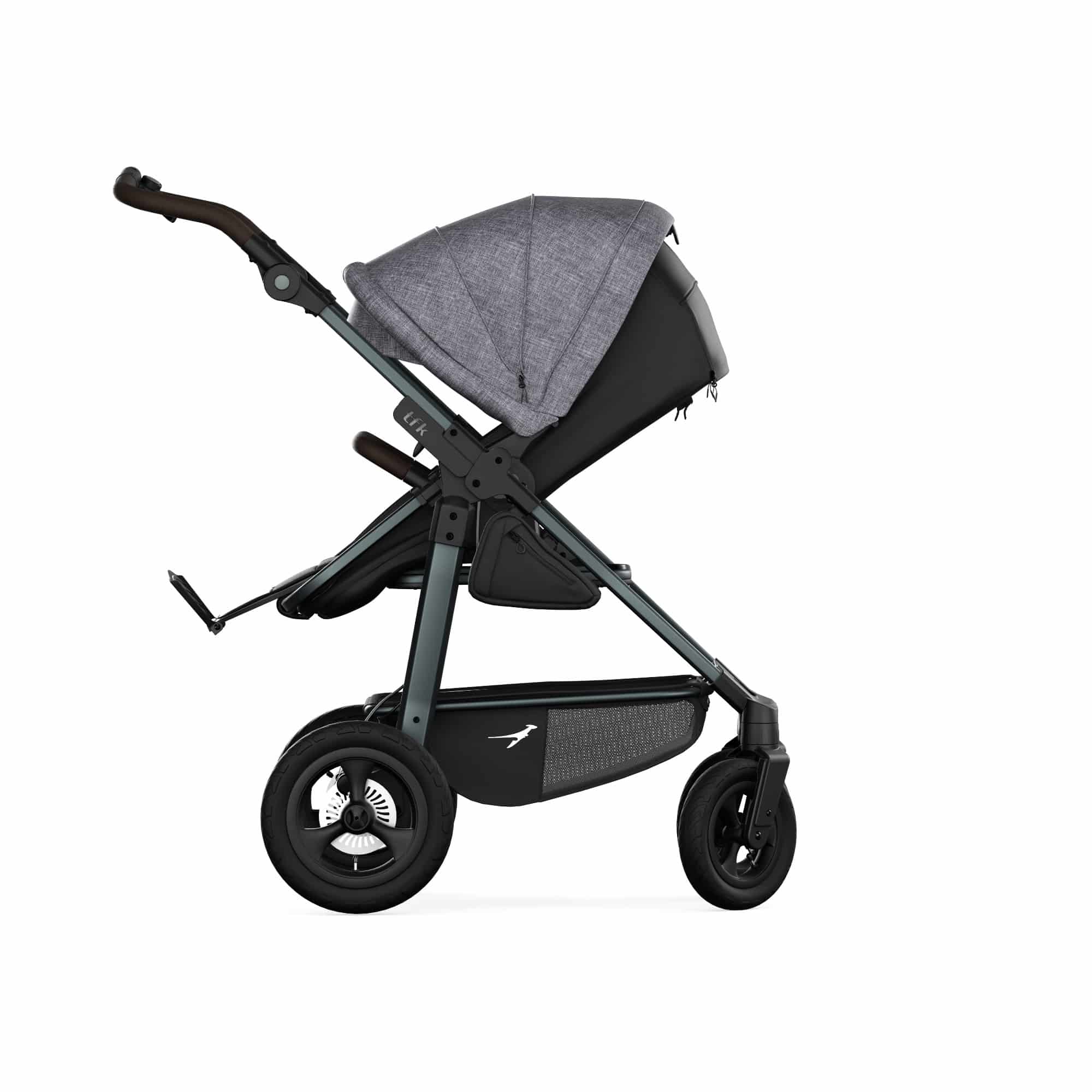Kombi-Kinderwagen, tfk, Grau – Produktansicht