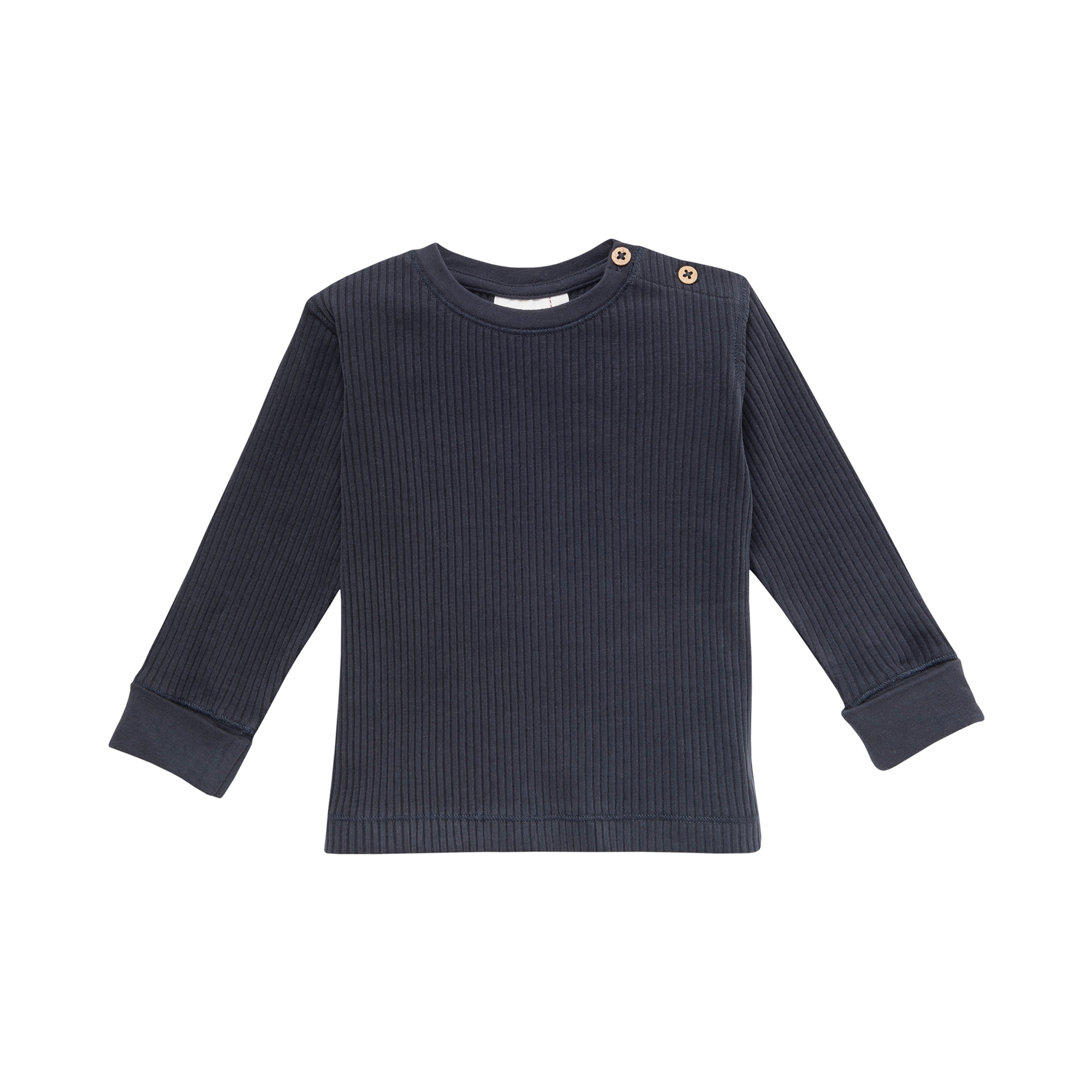 Langarmshirts, People Wear Organic, Blau – Produktansicht