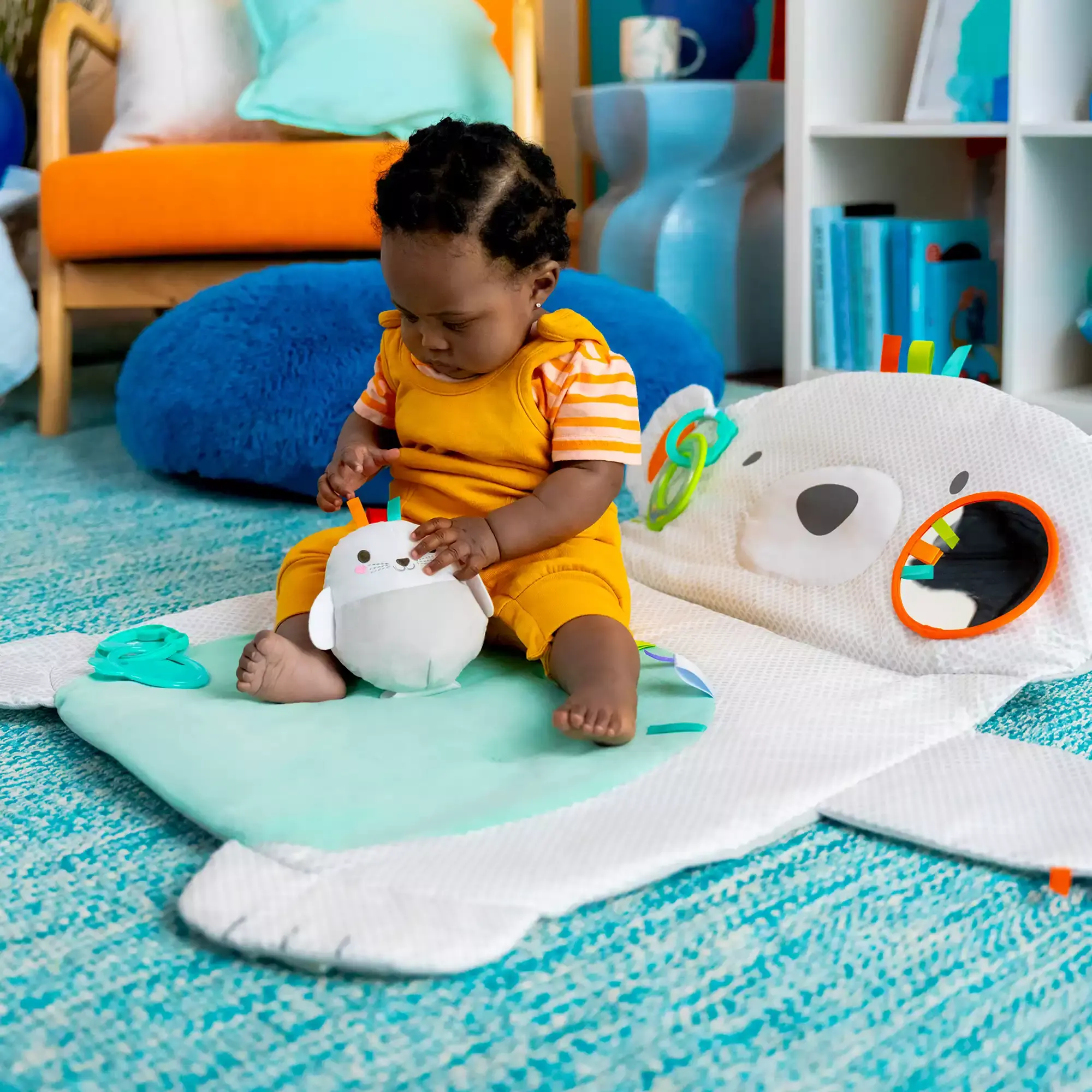 Tummy Time Prop & Play™ BrightStarts Grau 2000574933801 2