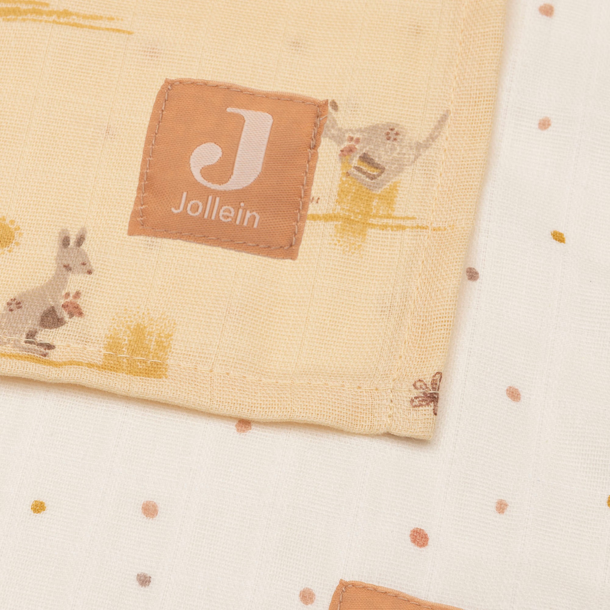 Mullwindeln, jollein, Gelb – Produktansicht
