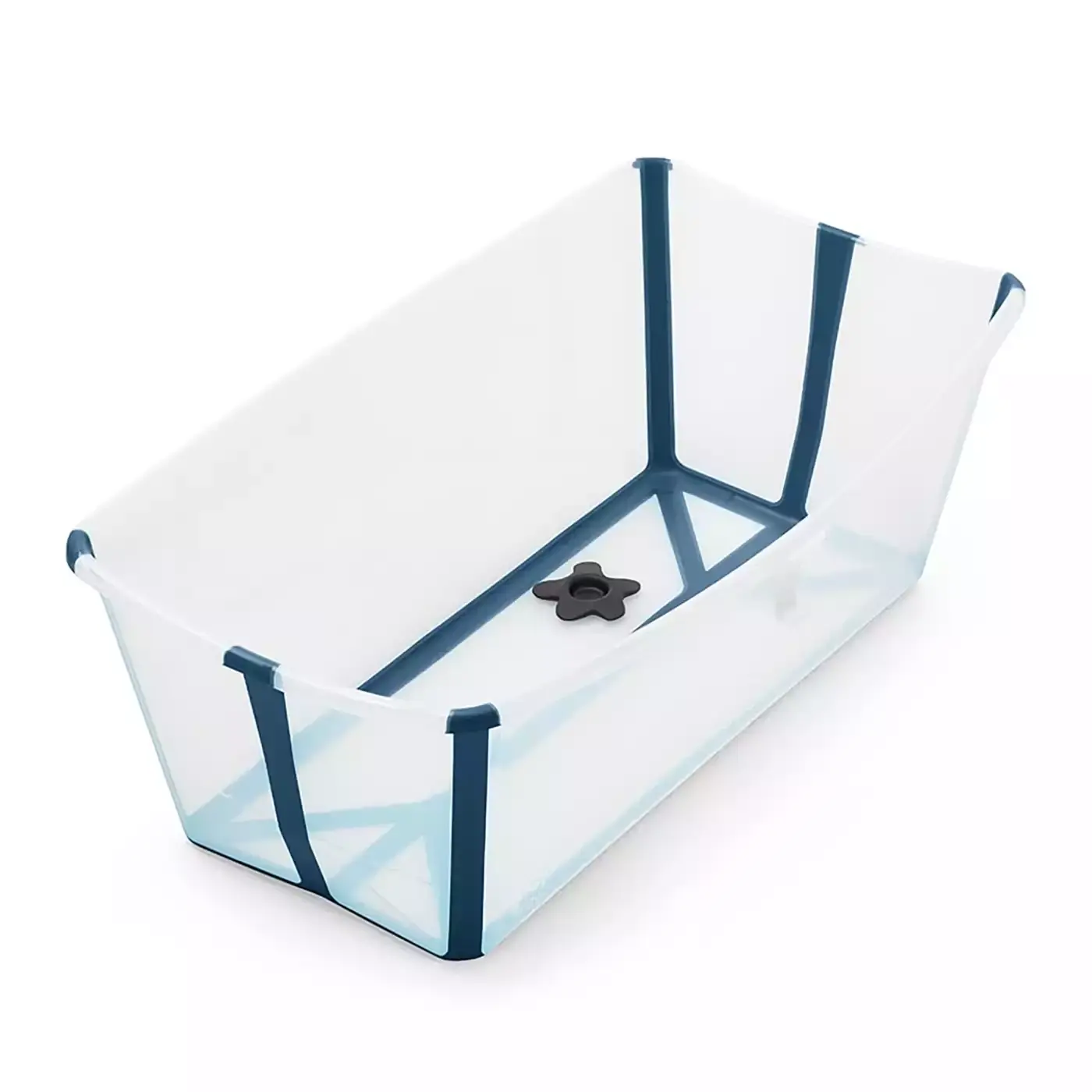 Flexi Bath® Transparent Blue mit hitzeempfindlichem Stöpsel STOKKE Blau 2000575278802 1