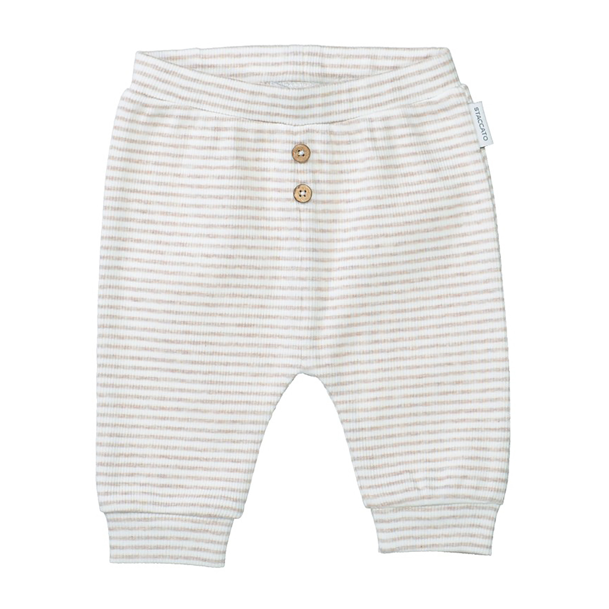 Schlupfhosen, STACCATO, Beige – Besonderheit: aus 97% Bio-Baumwolle