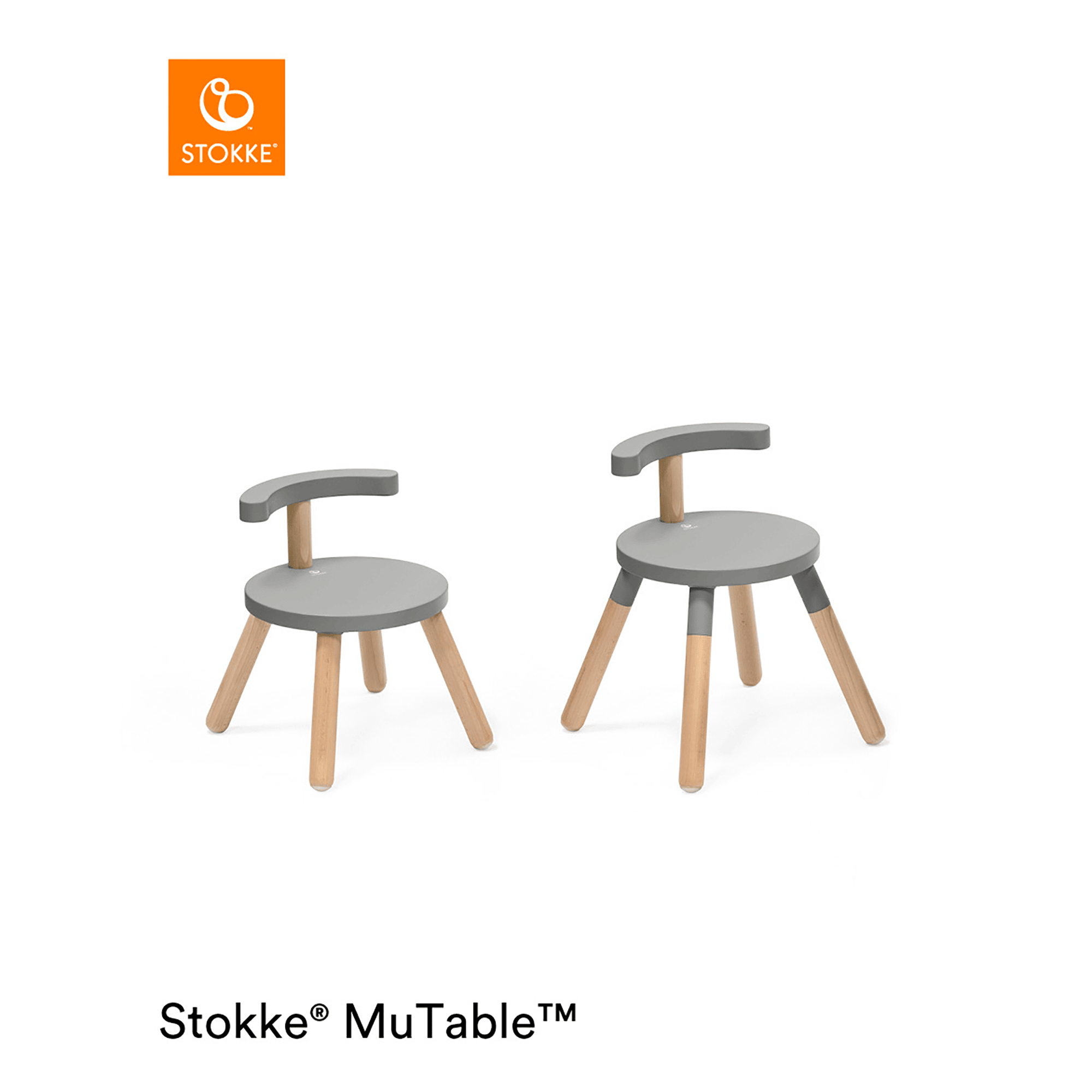 Kinderstühle & Kindersessel, STOKKE, Grau – Produktansicht