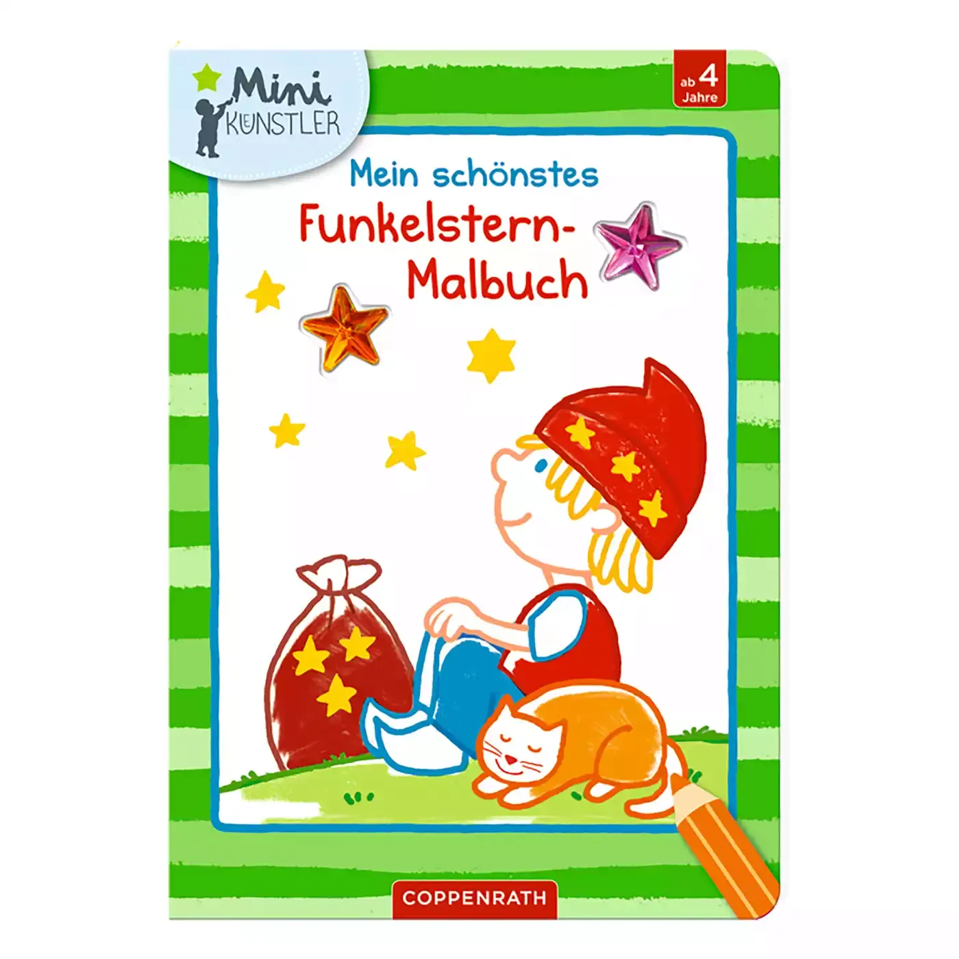 Mein schönstes Funkelstern-Malbuch Sandmännchen COPPENRATH Grün 2000574966403 1
