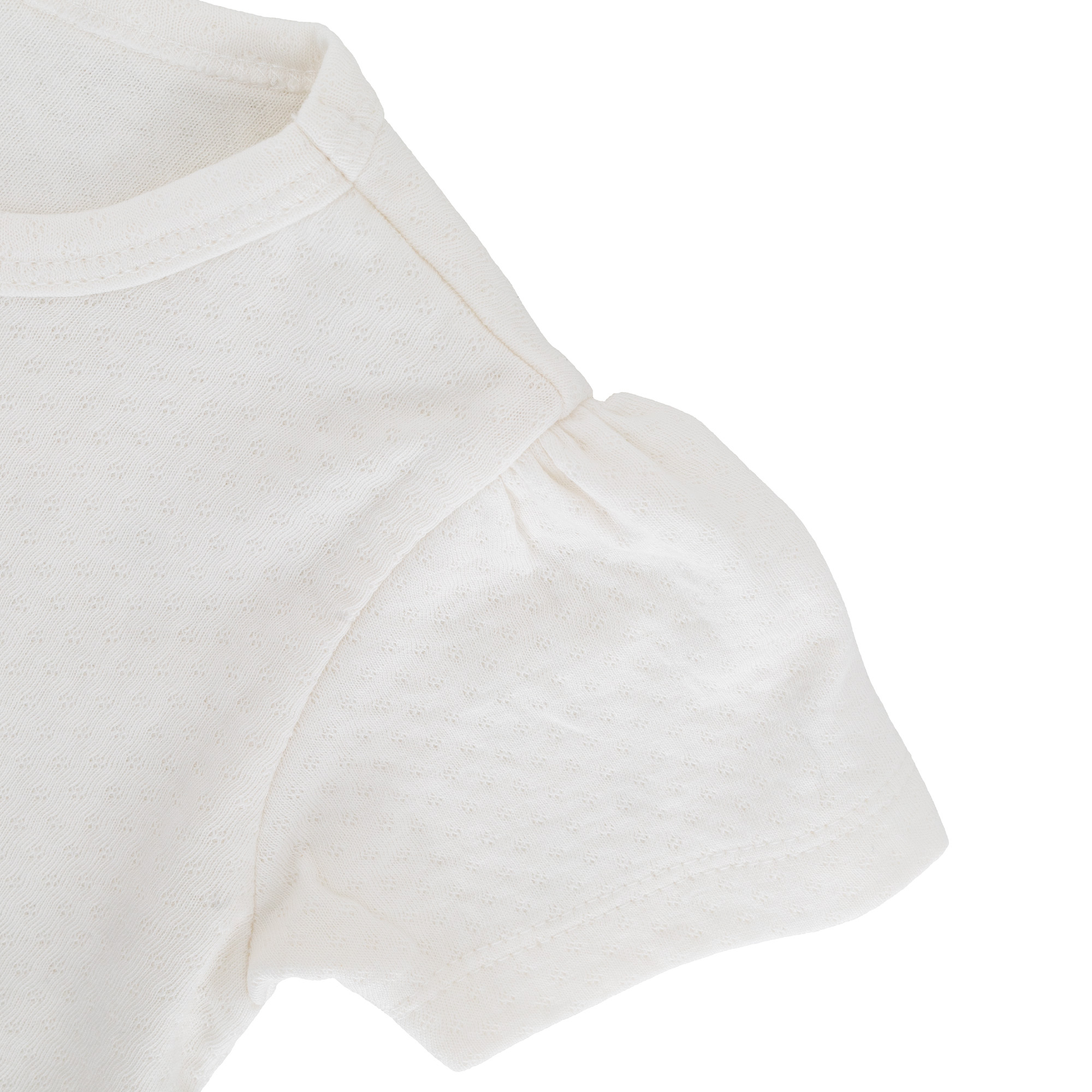 Kurzarmshirts, LITTLE ONE, Weiß – Produktansicht