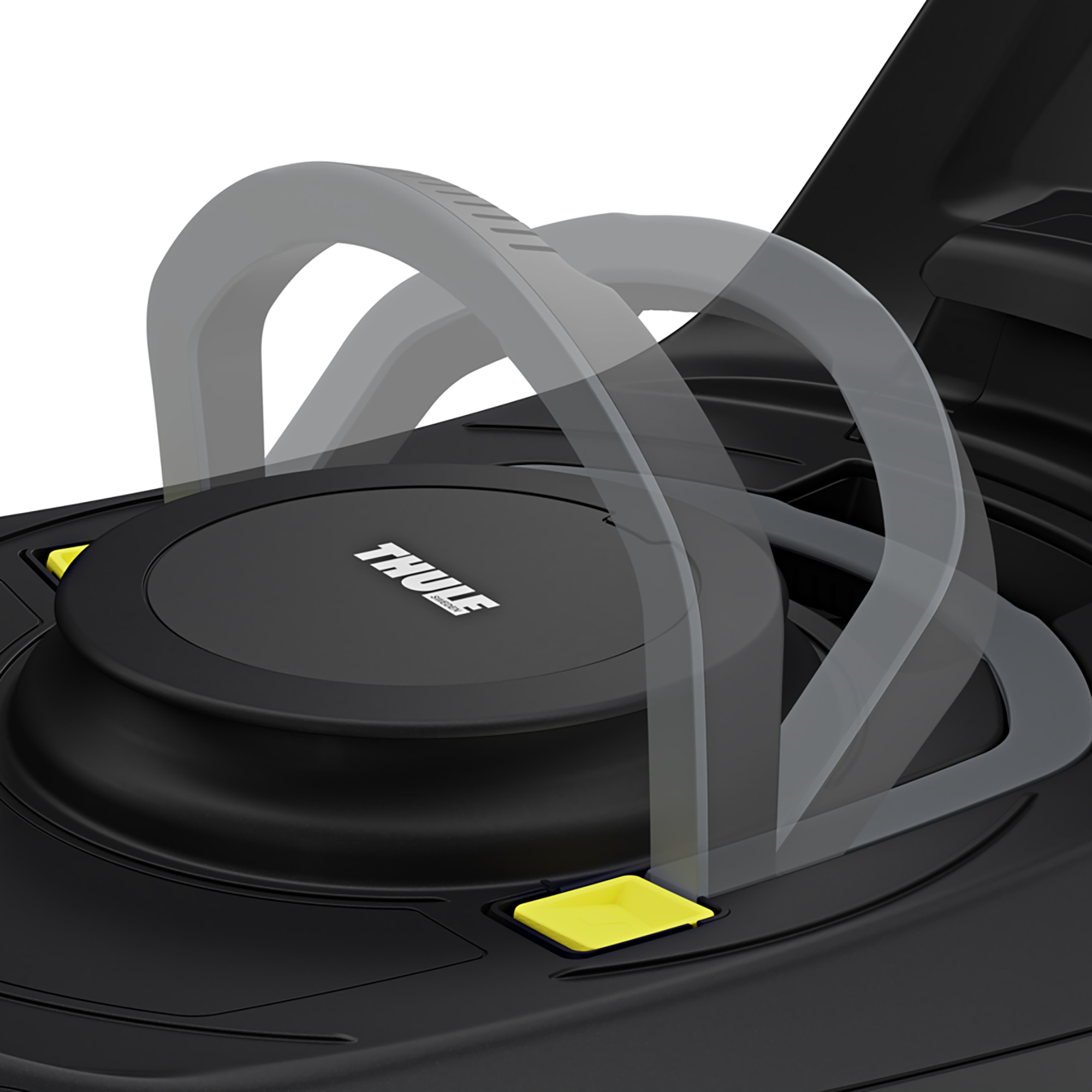 Isofix Stationen, THULE, Schwarz – Produktansicht