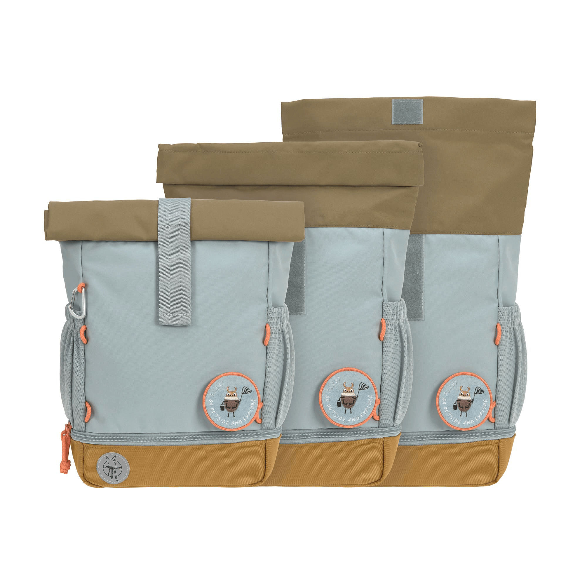 Kinderrucksäcke, LÄSSIG, Blau – Produktansicht
