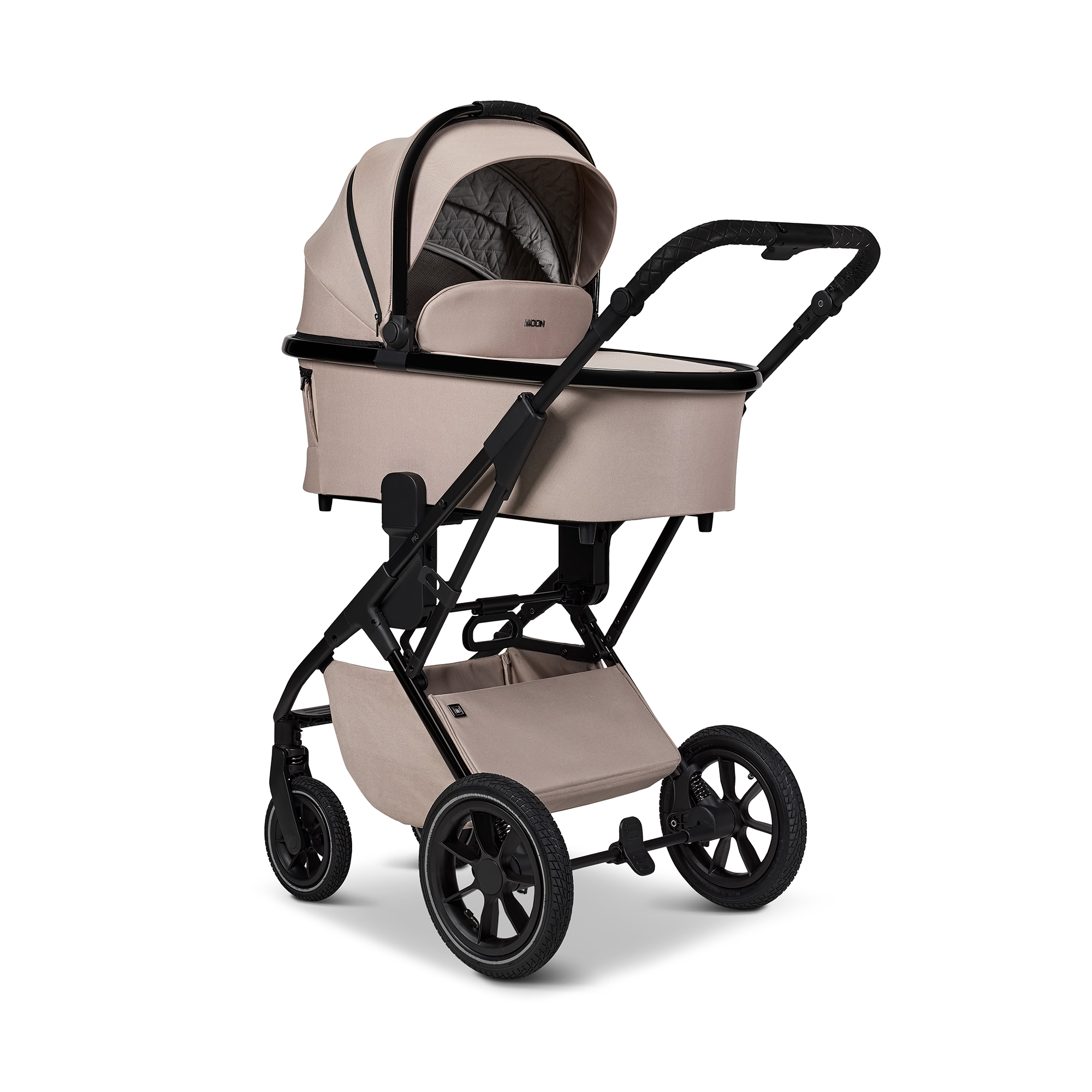 Kombi-Kinderwagen, MOON, Beige – Produktansicht