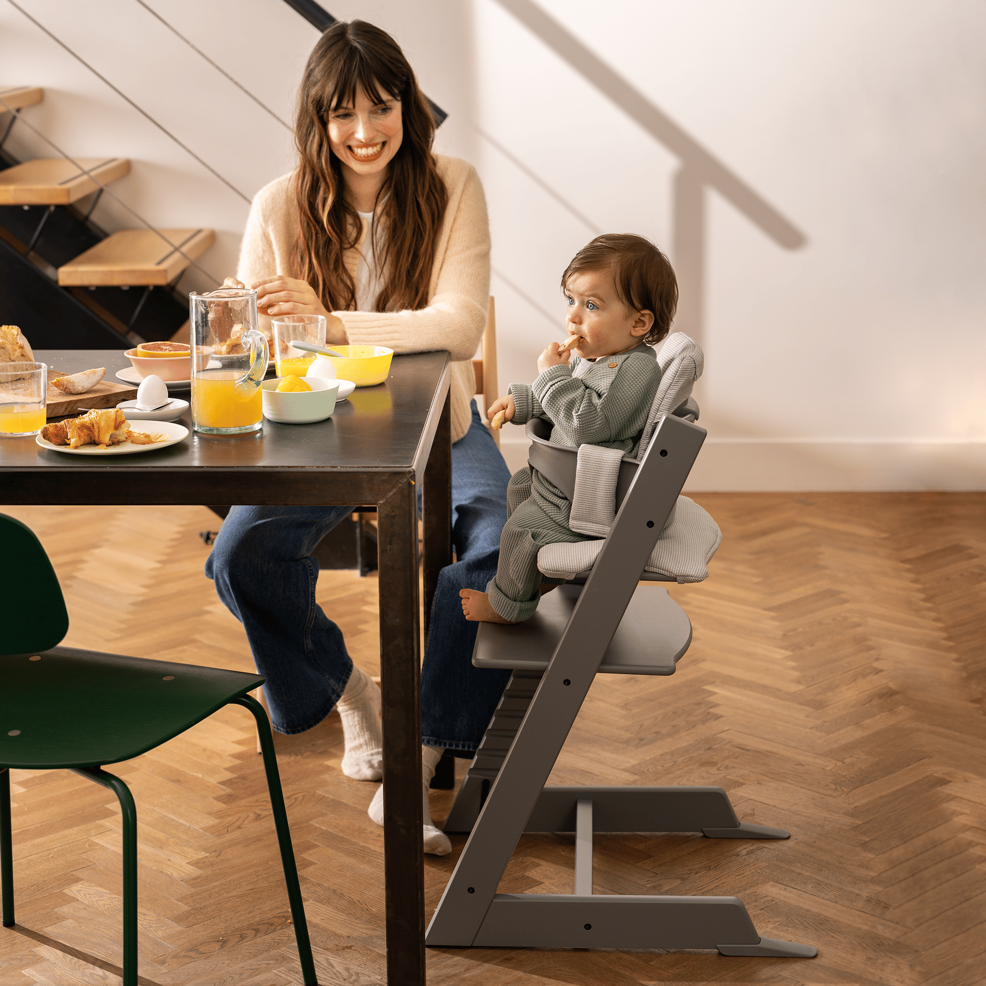 Tripp Trapp® Buche Storm Grey STOKKE Grau 2000563445605 2