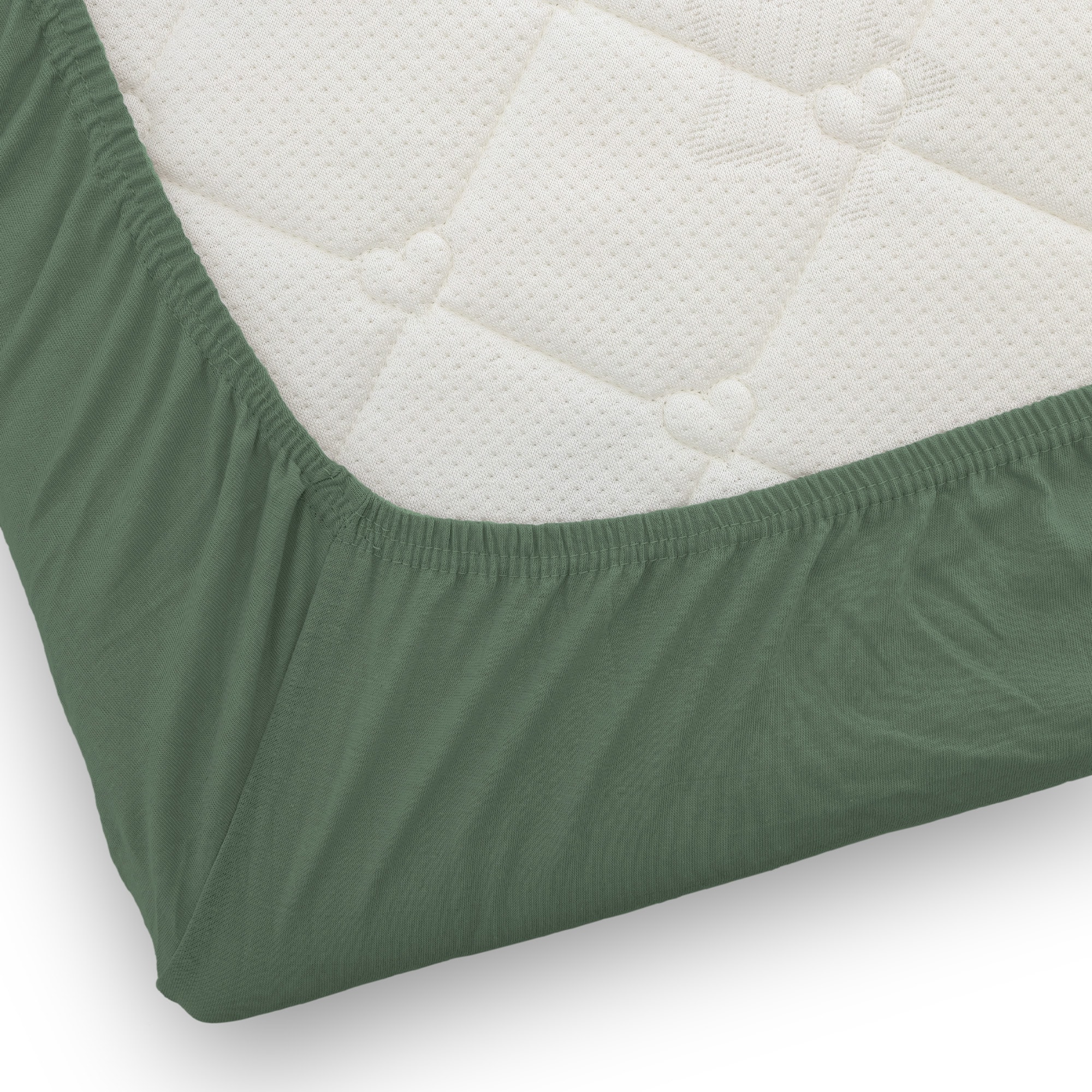 Spannbettlaken, LITTLE ONE, Grün – Produktansicht