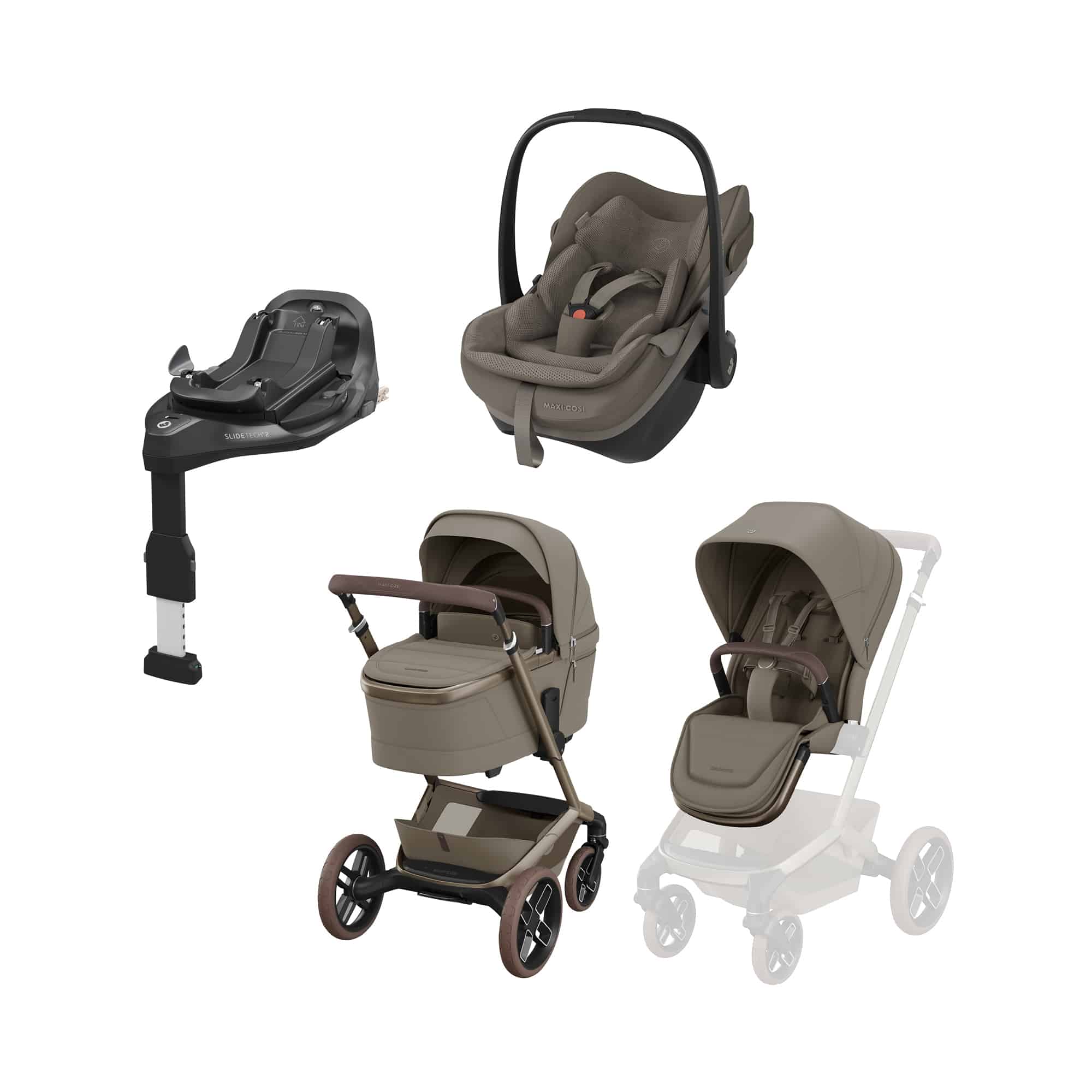 Kinderwagen Komplettsets, MAXI-COSI Premium, Beige – Produktansicht