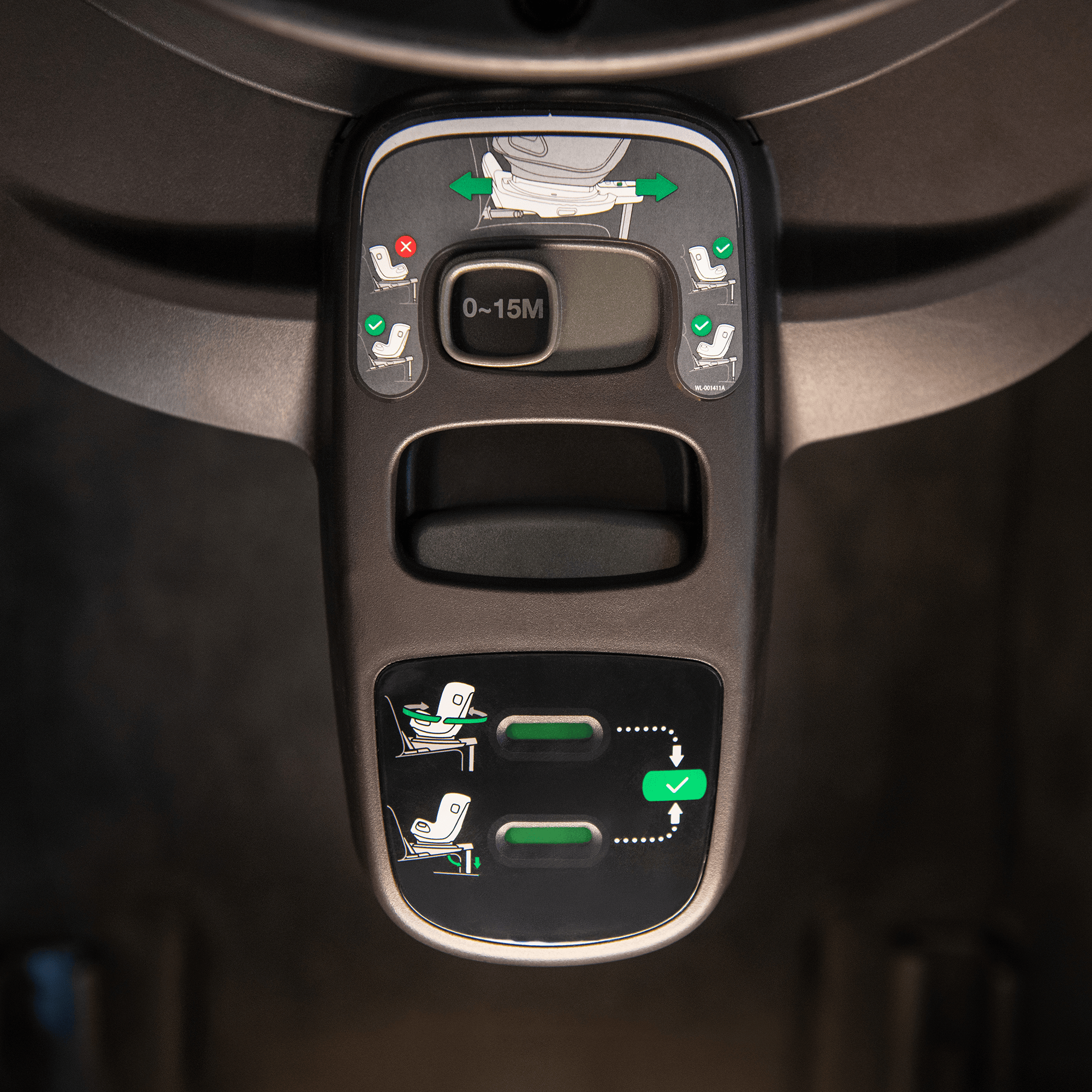 Isofix Stationen, nuna, Schwarz – Produktansicht