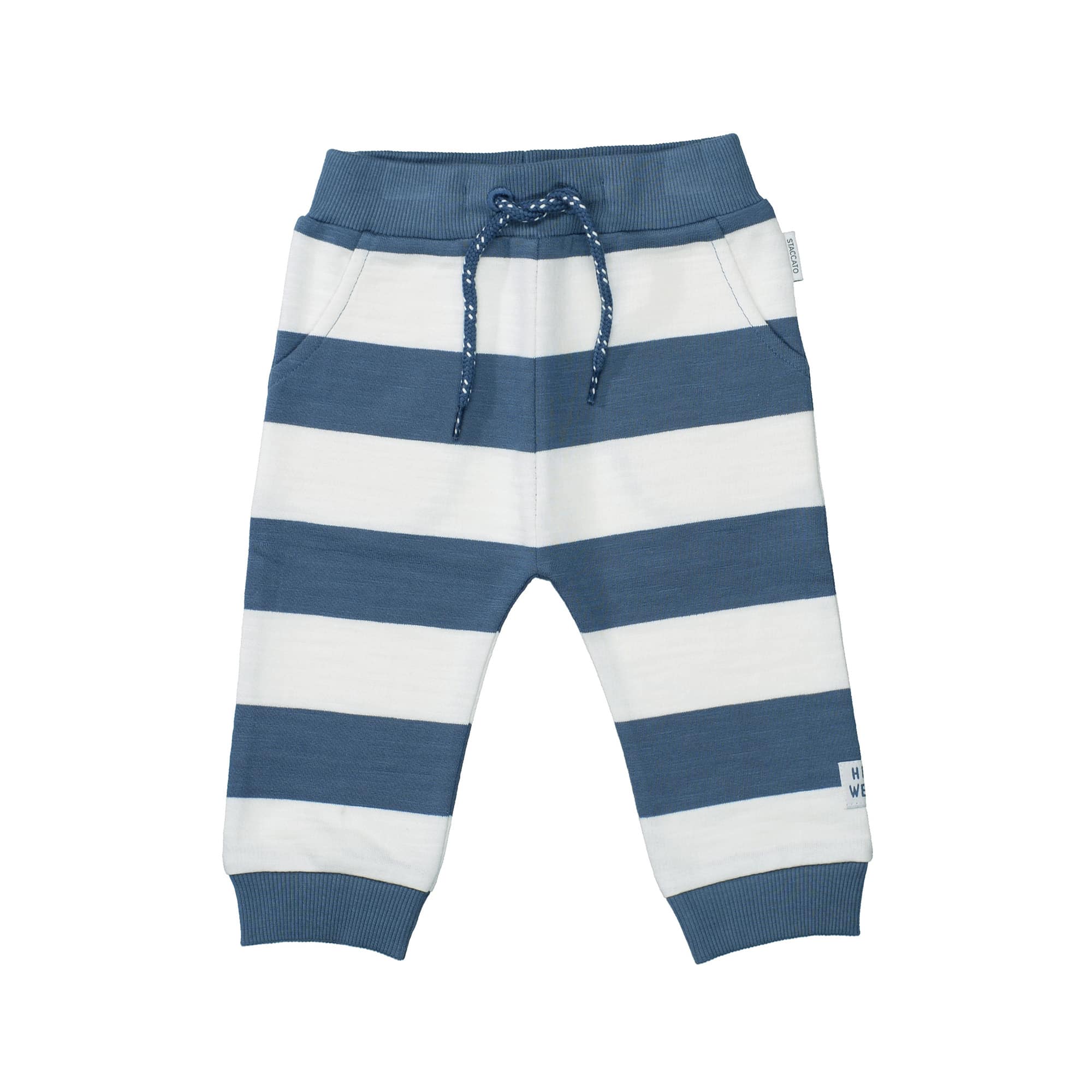 Jogginghosen, STACCATO, Mehrfarbig – Besonderheit: aus 100% Baumwolle