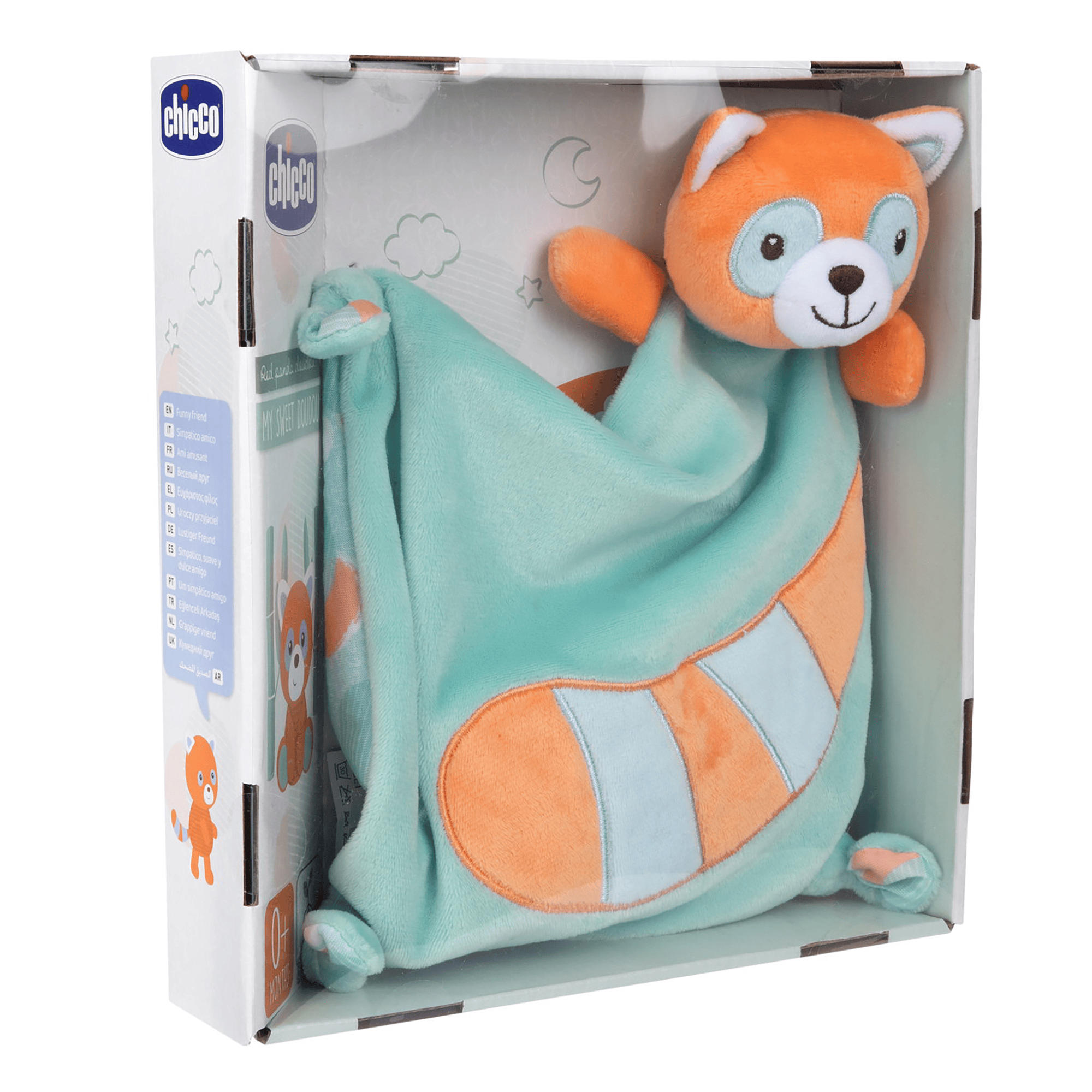 Schmusetücher, chicco, Blau – Produktansicht