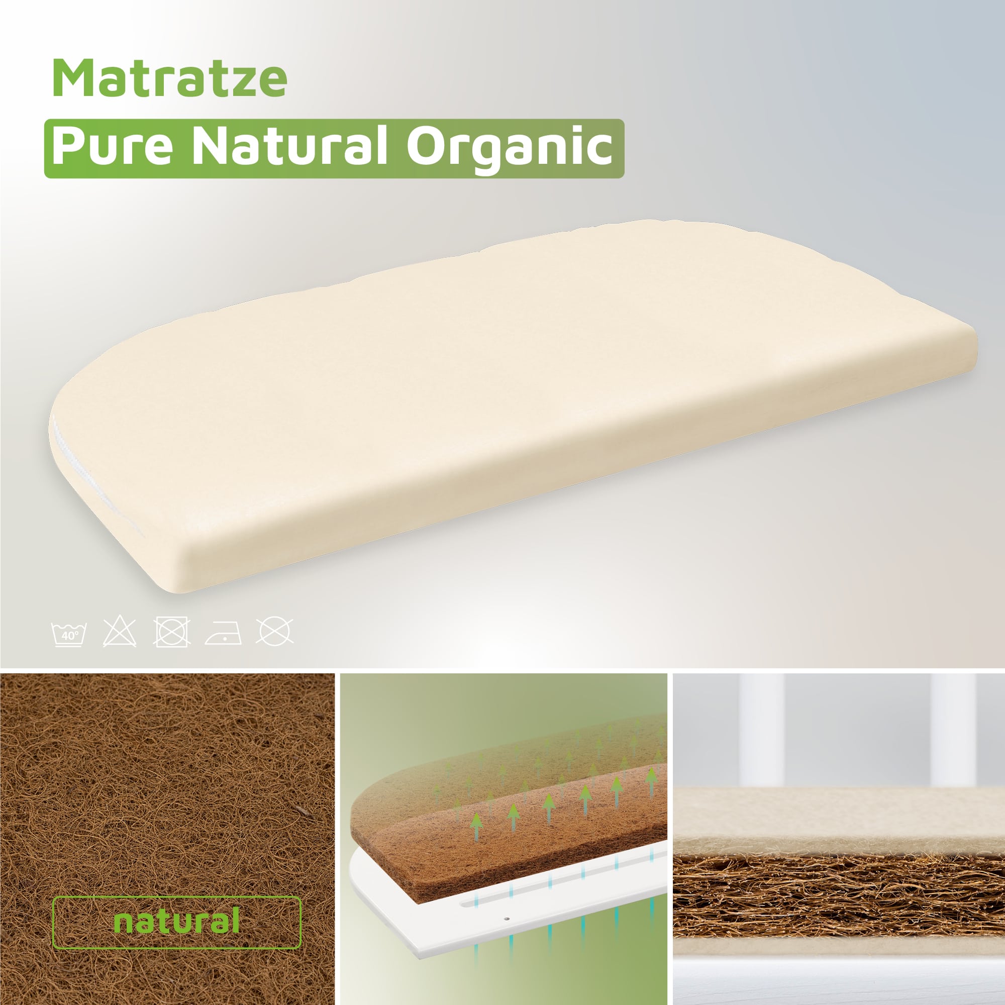 Matratzen, tobi, Weiß – Produktansicht