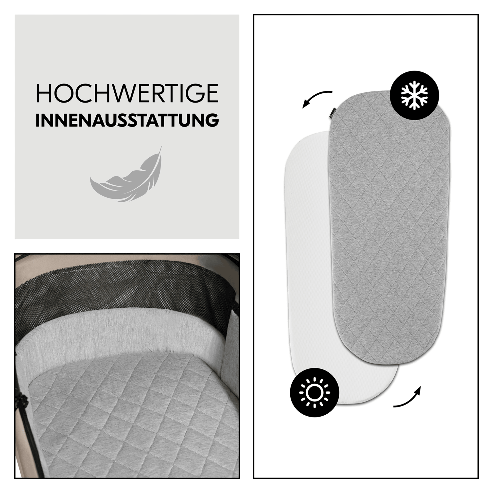 Kombi-Kinderwagen, hauck, Beige – Produktansicht