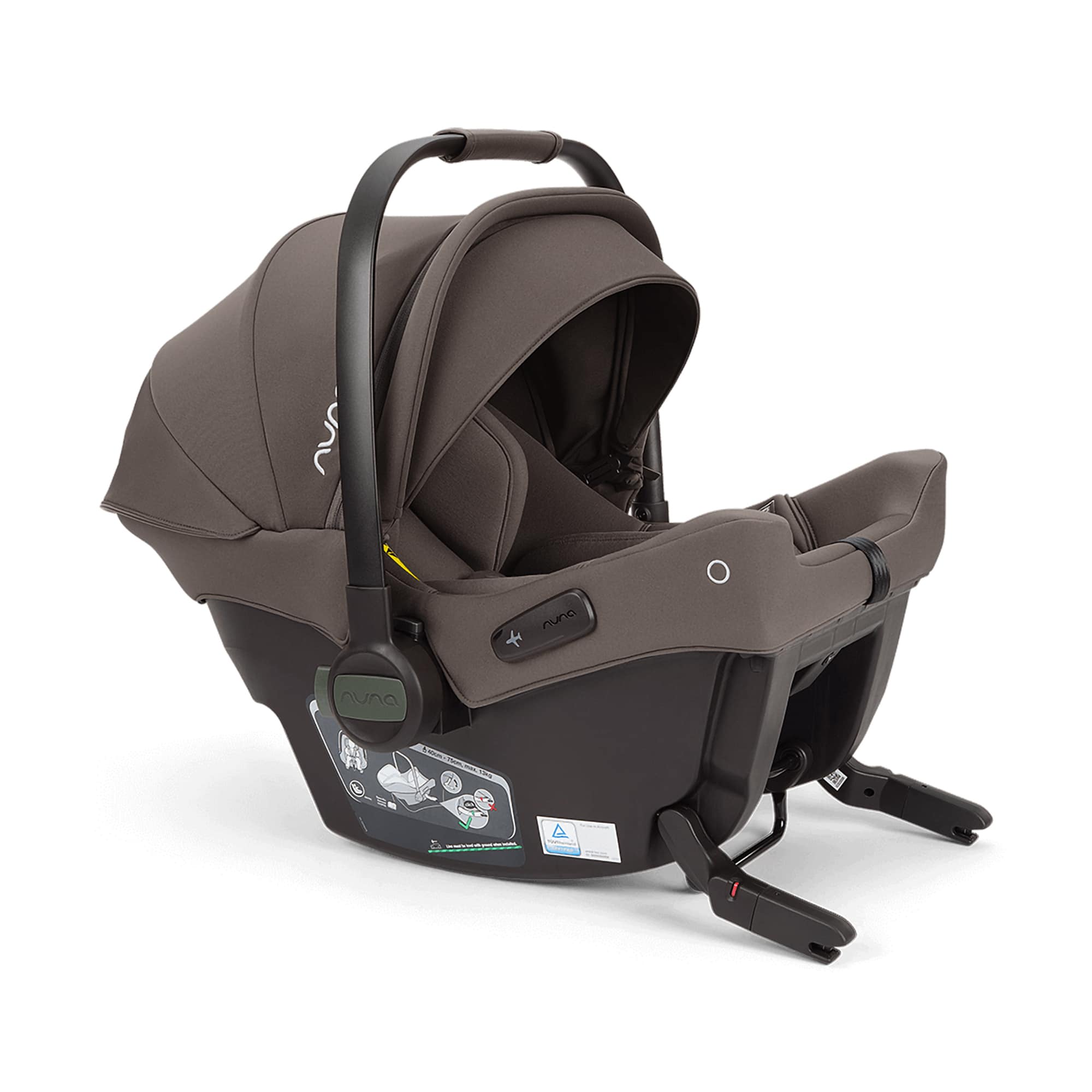 Babyschalen 0-13 kg, Gruppe 0+, nuna, Braun – Produktansicht