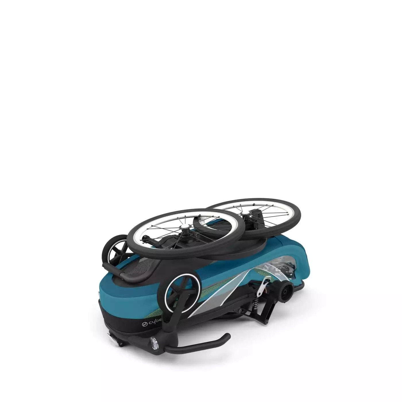 Fahrradanhänger, cybex, Blau – Produktansicht