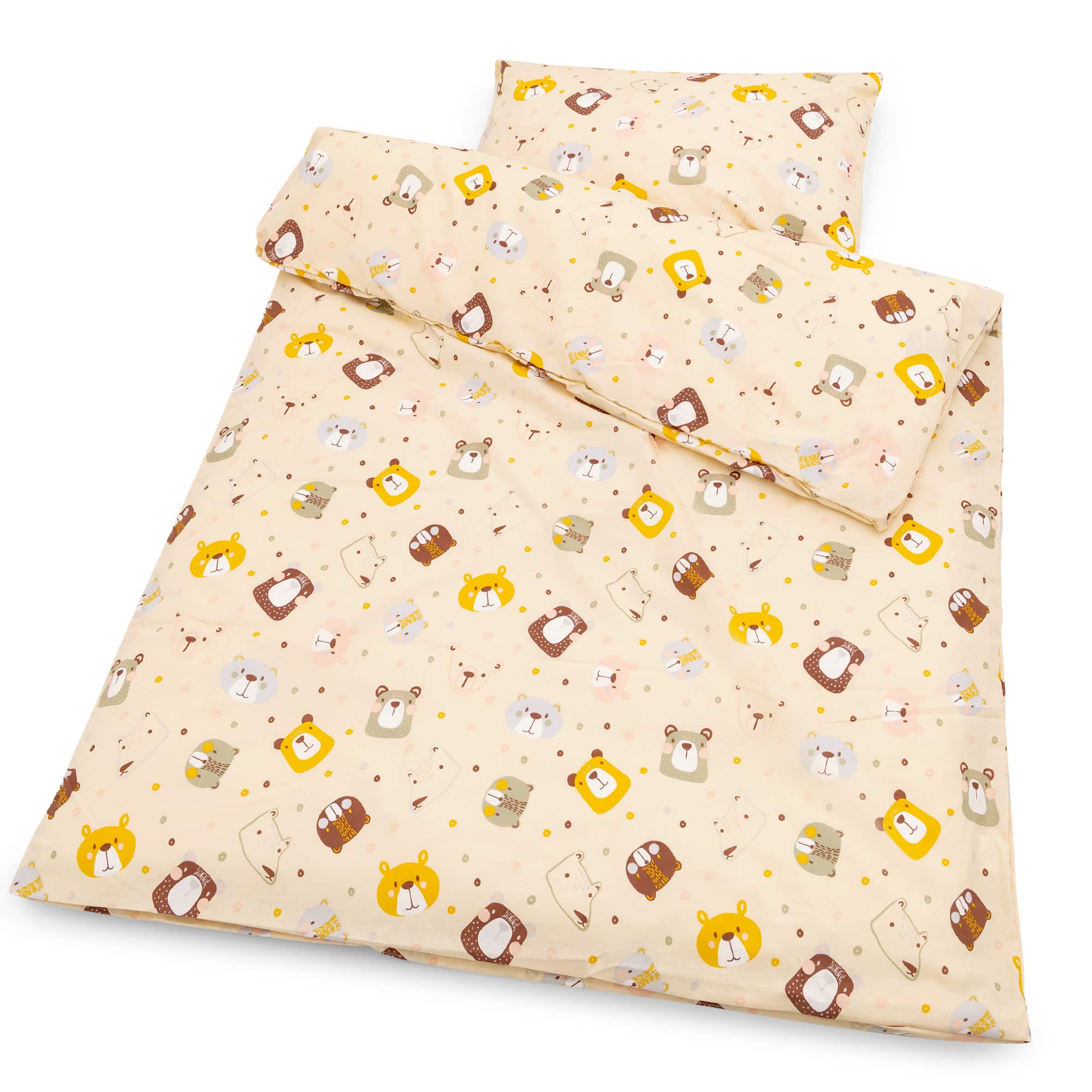 Bettwäsche Animals 100x135 cm LITTLE ONE Beige 2000583364221 1