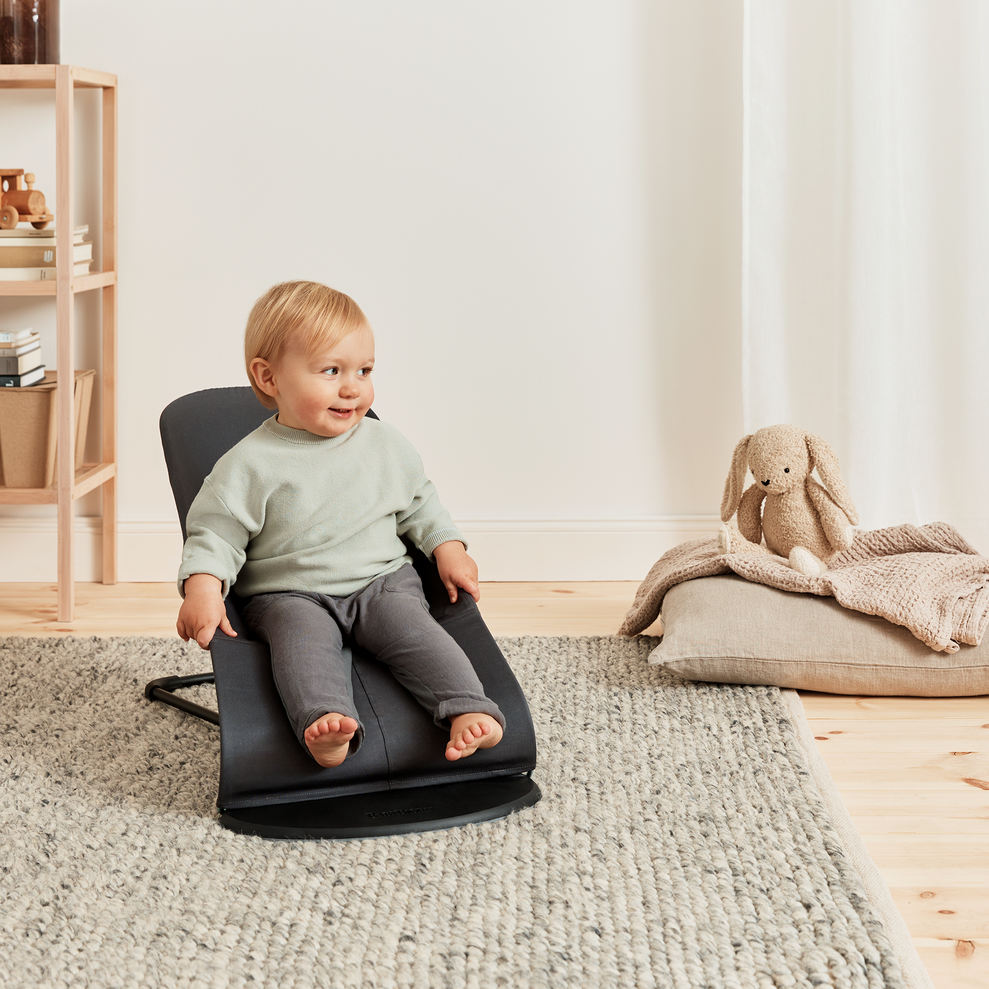 Wippen, BABYBJÖRN, Grau – Produktansicht