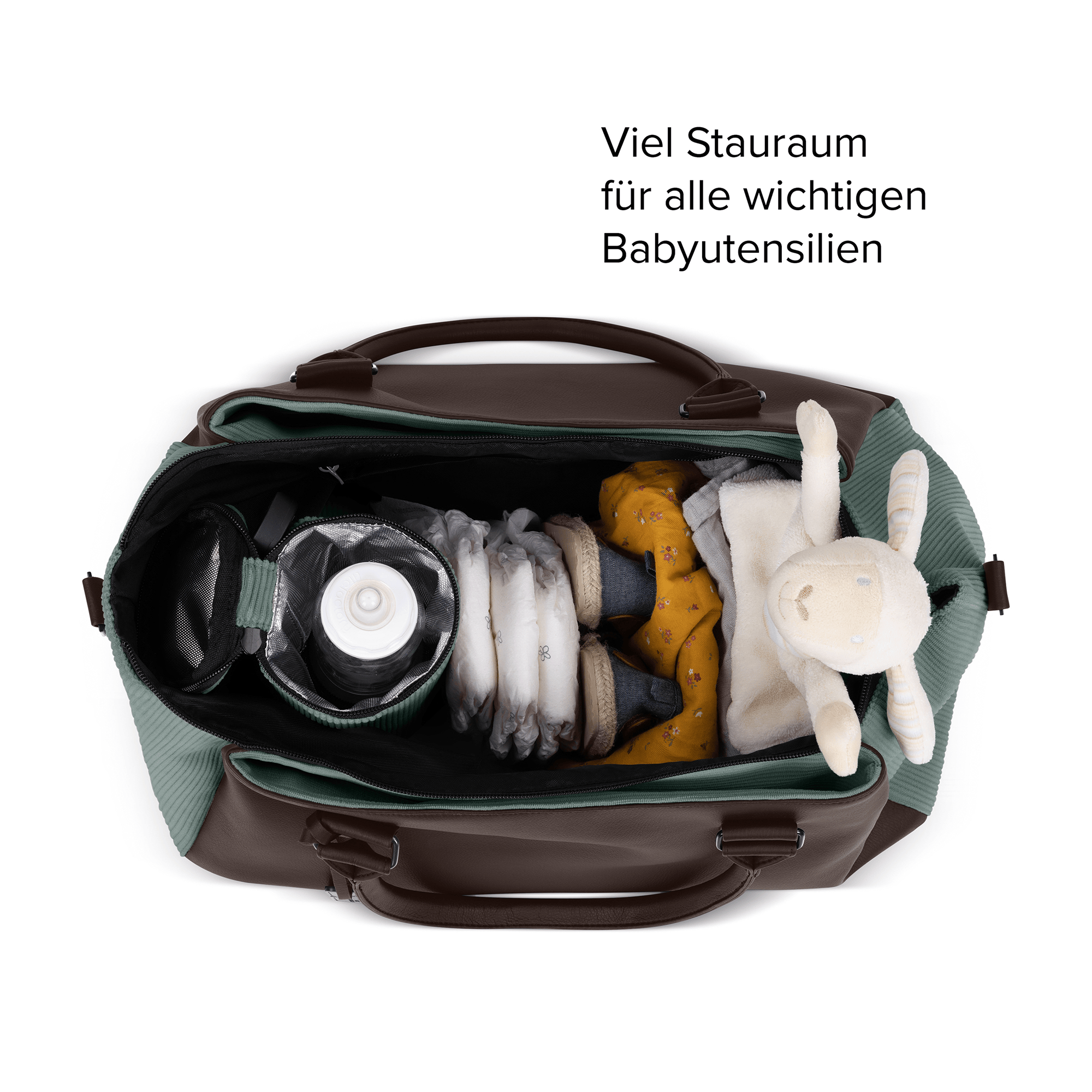 Wickeltaschen, ABC DESIGN, Grün – Produktansicht