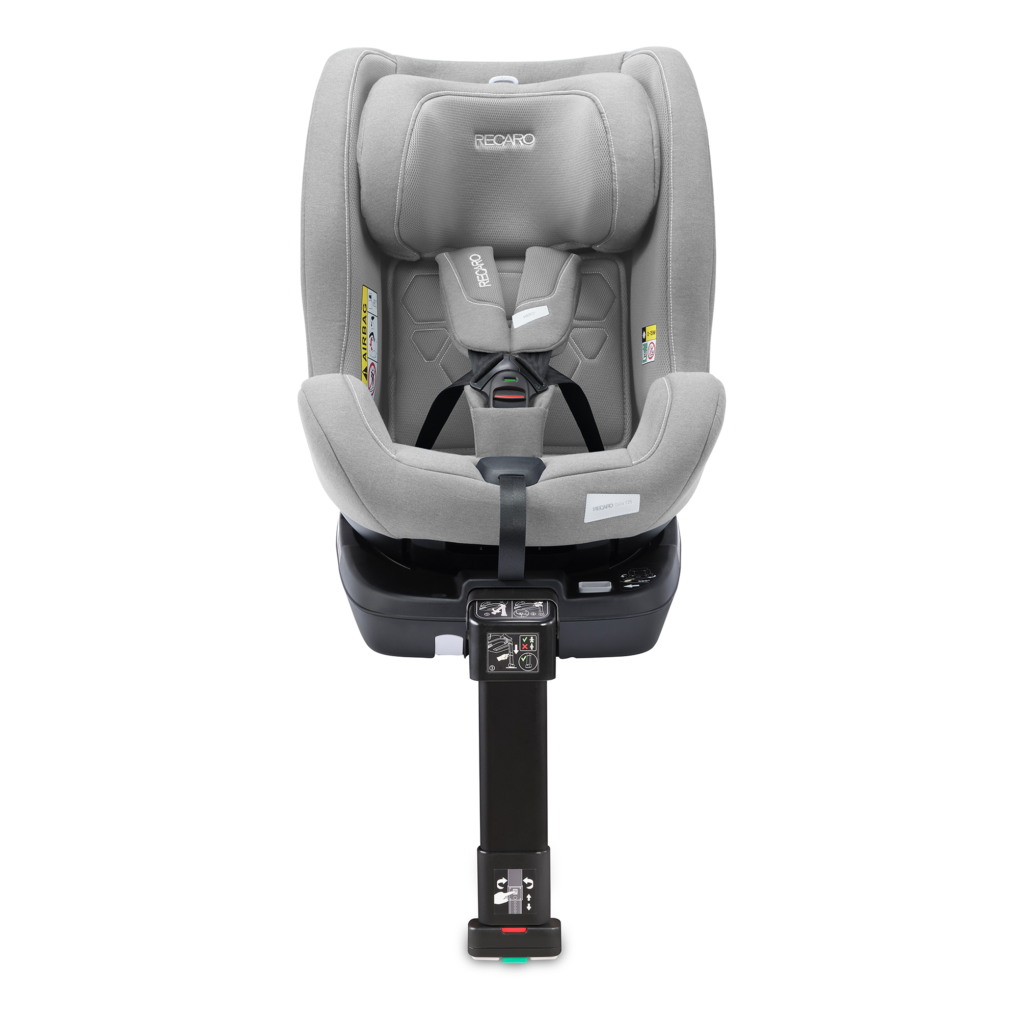 Reboarder 0-18 kg, Gruppe 0+/1, RECARO, Grau – Produktansicht