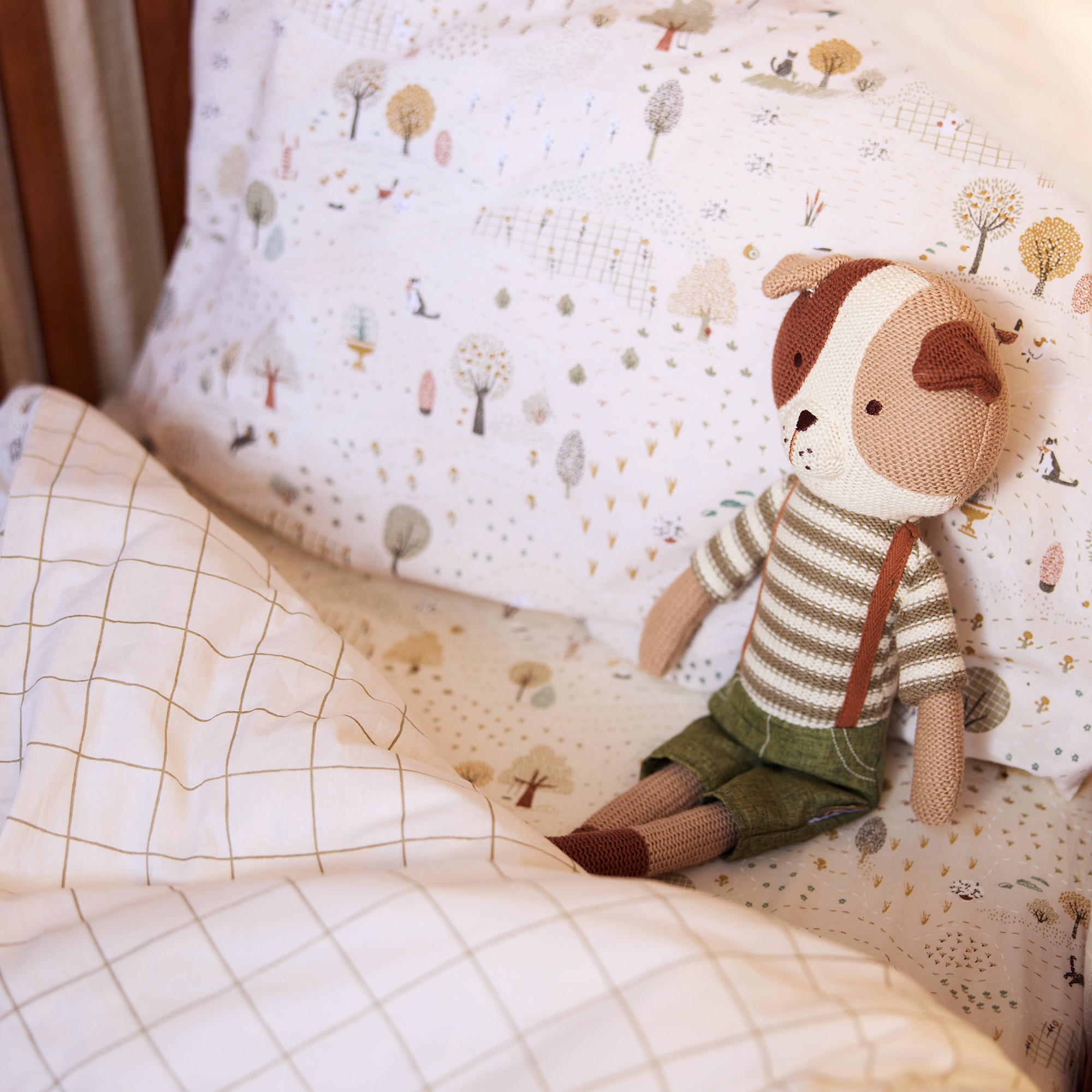 Puppen & Puppenwagen, jollein, Mehrfarbig – Produktansicht