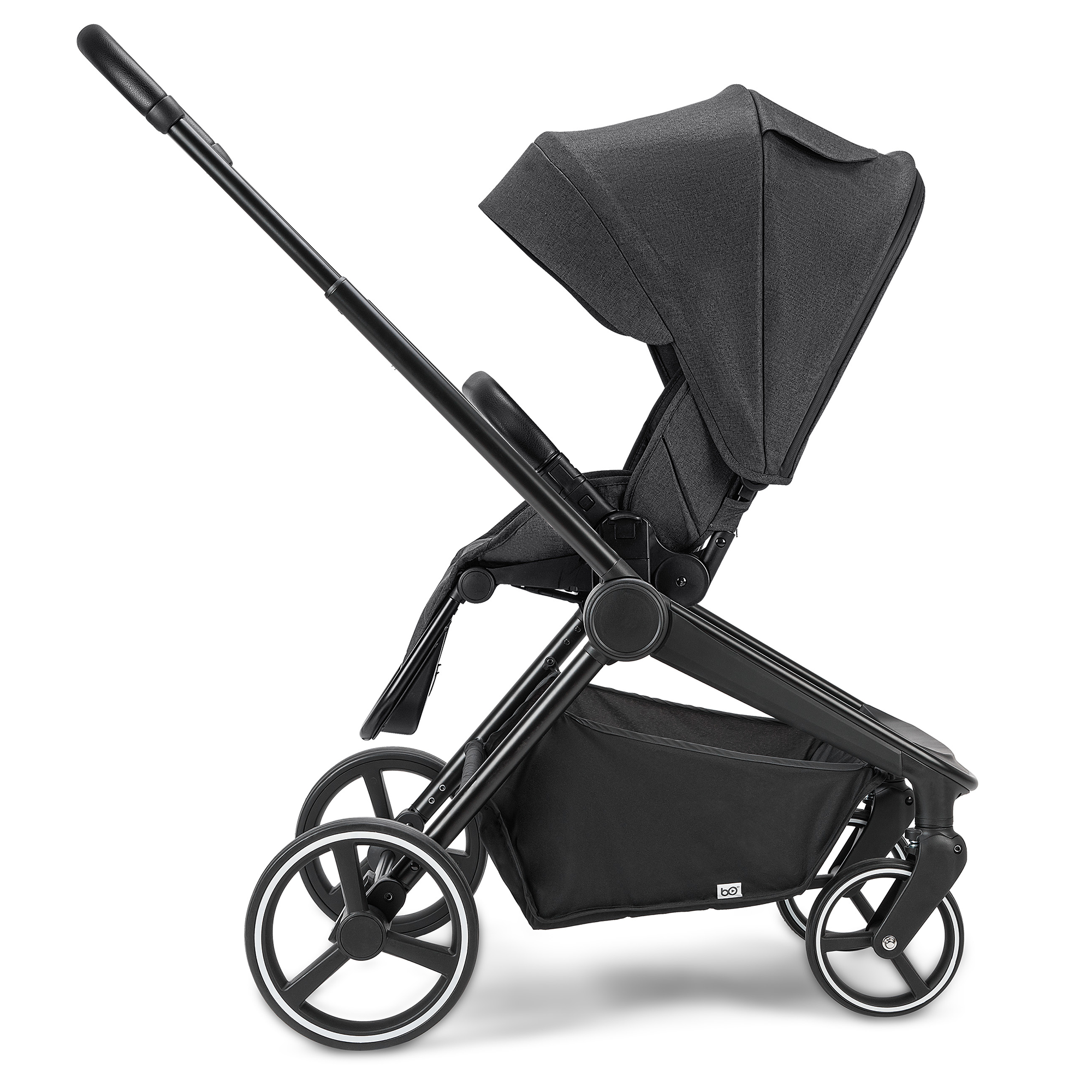 Kombi-Kinderwagen, B.O. StartKlar, Schwarz – Produktansicht