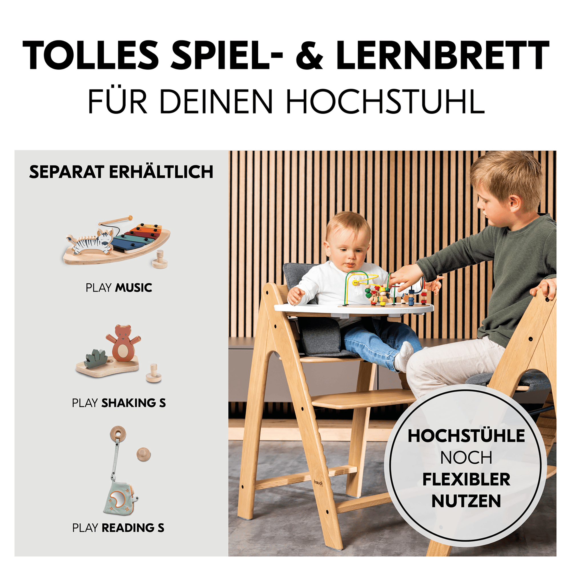 Hochstuhl Zubehör, hauck, Weiß – Produktansicht