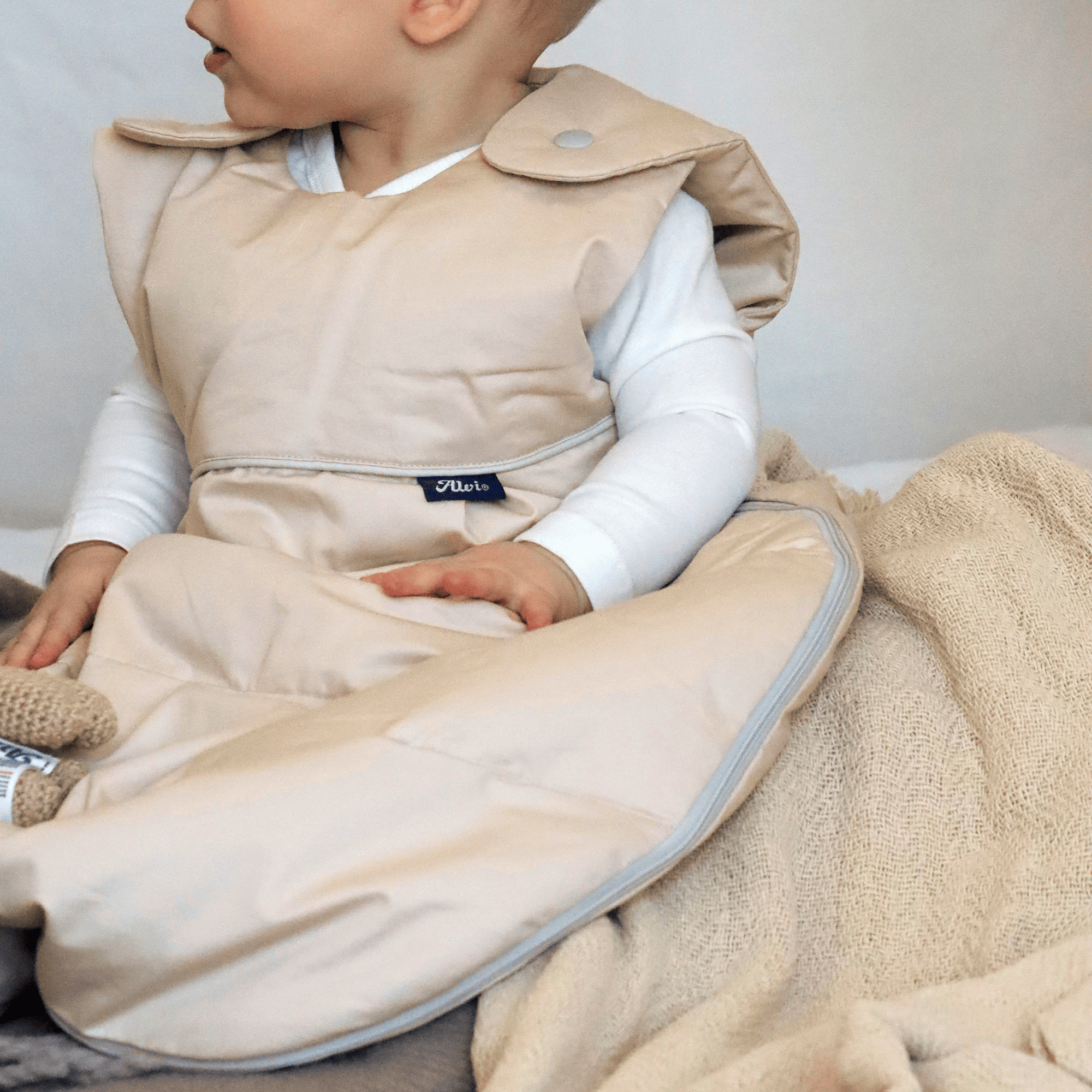 Winterschlafsäcke, Alvi, Beige – Produktansicht