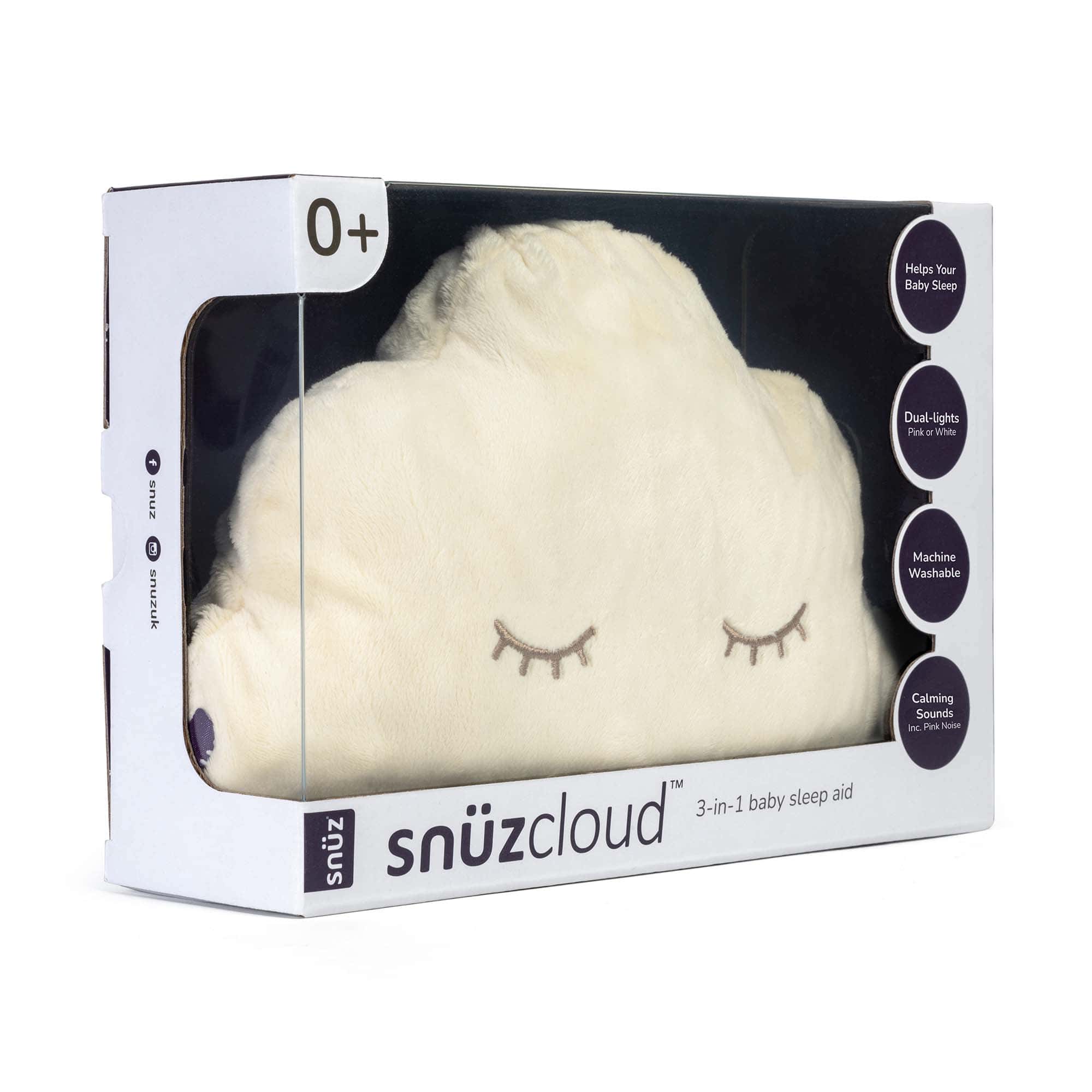 Spieluhren, Snüz, Weiß – Produktansicht