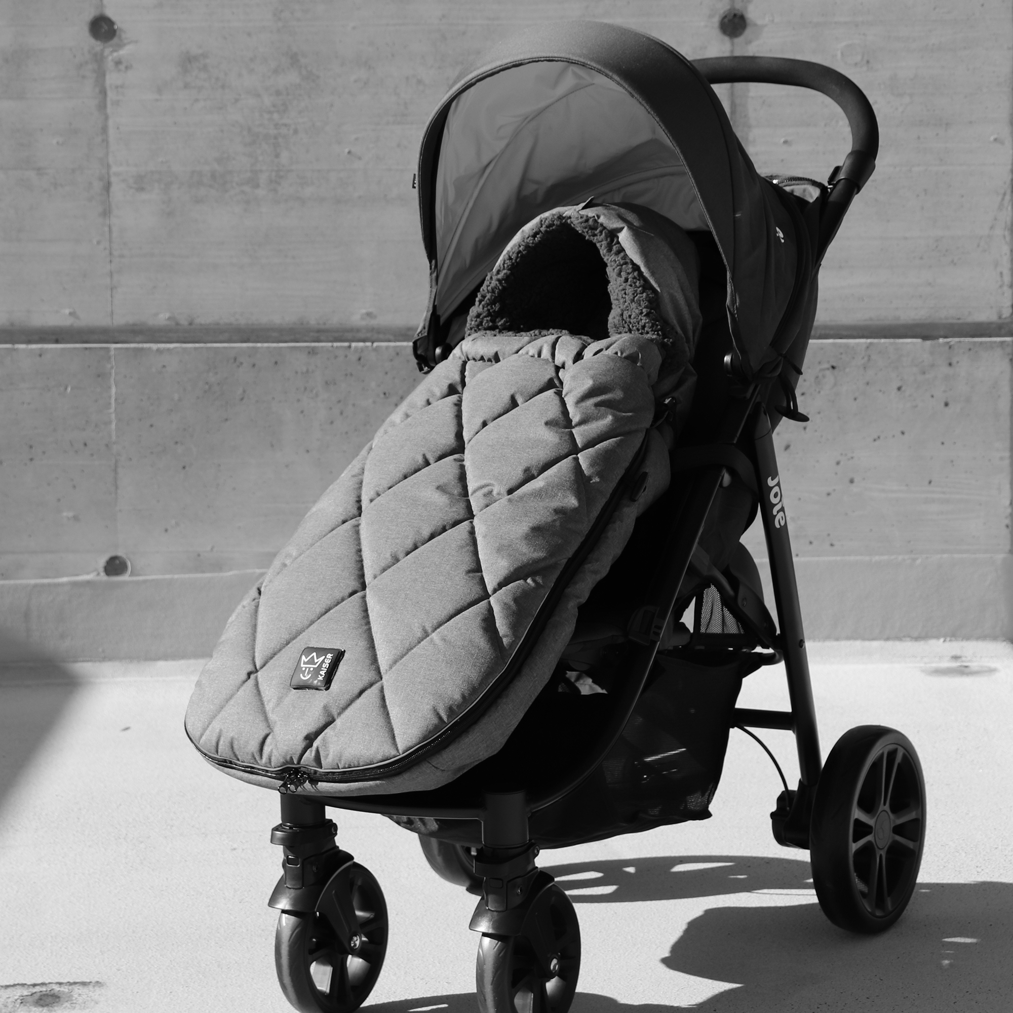 Fußsäcke & Decken, KAISER, Schwarz – Produktansicht
