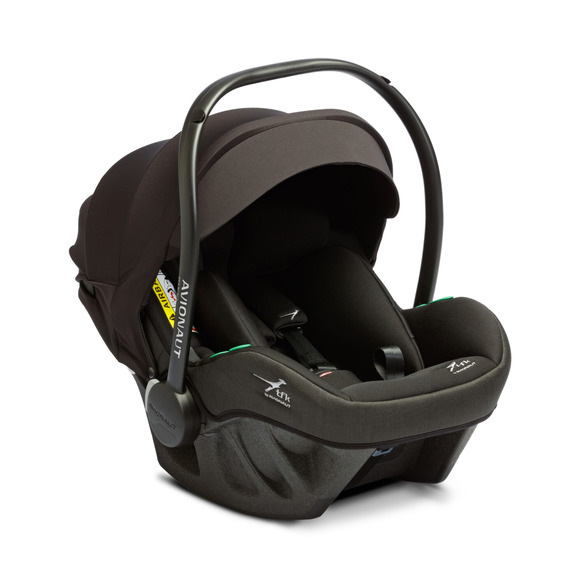 Babyschalen 0-13 kg, Gruppe 0+, tfk, Schwarz – Produktansicht