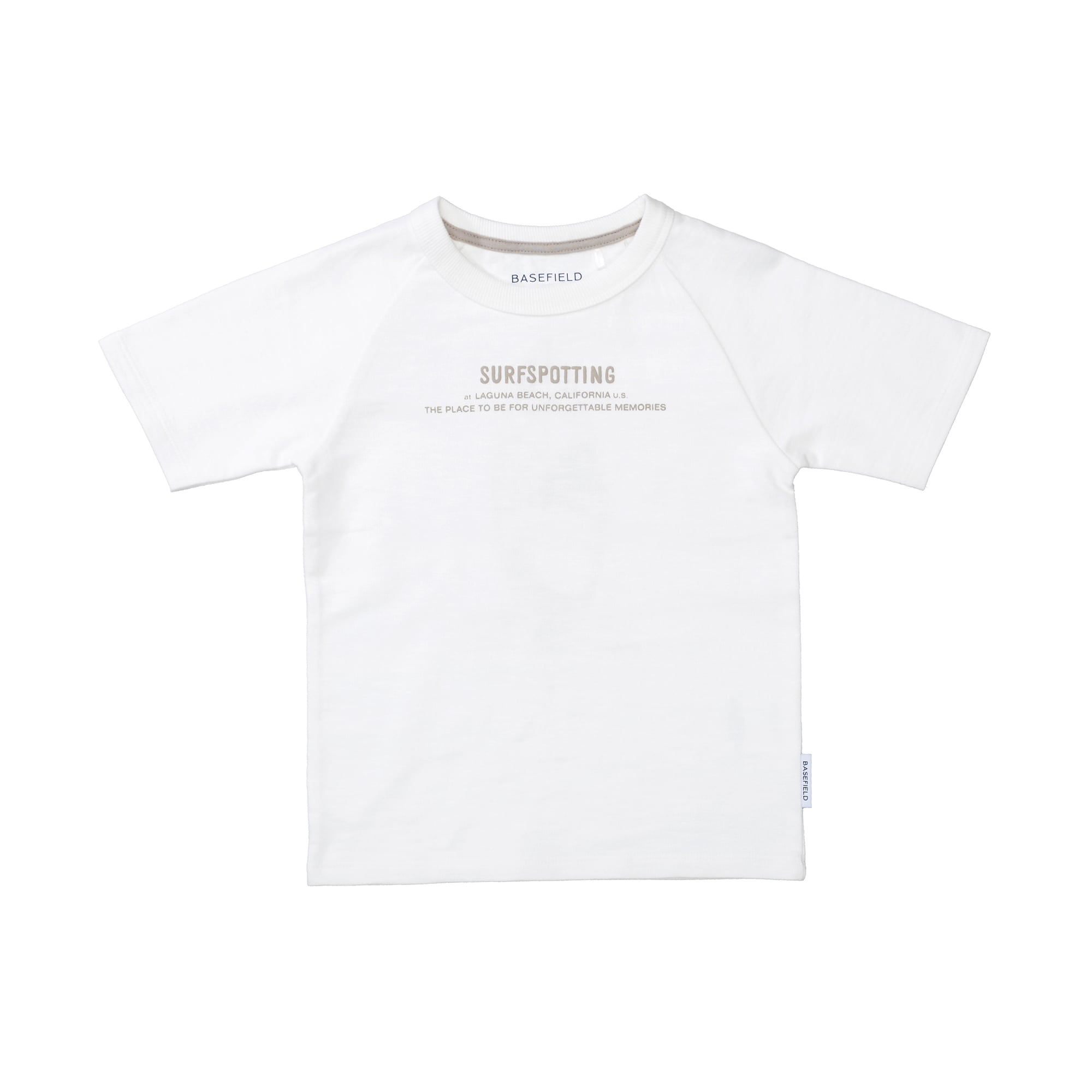 Kurzarmshirts, BASEFIELD, Weiß – Produktansicht